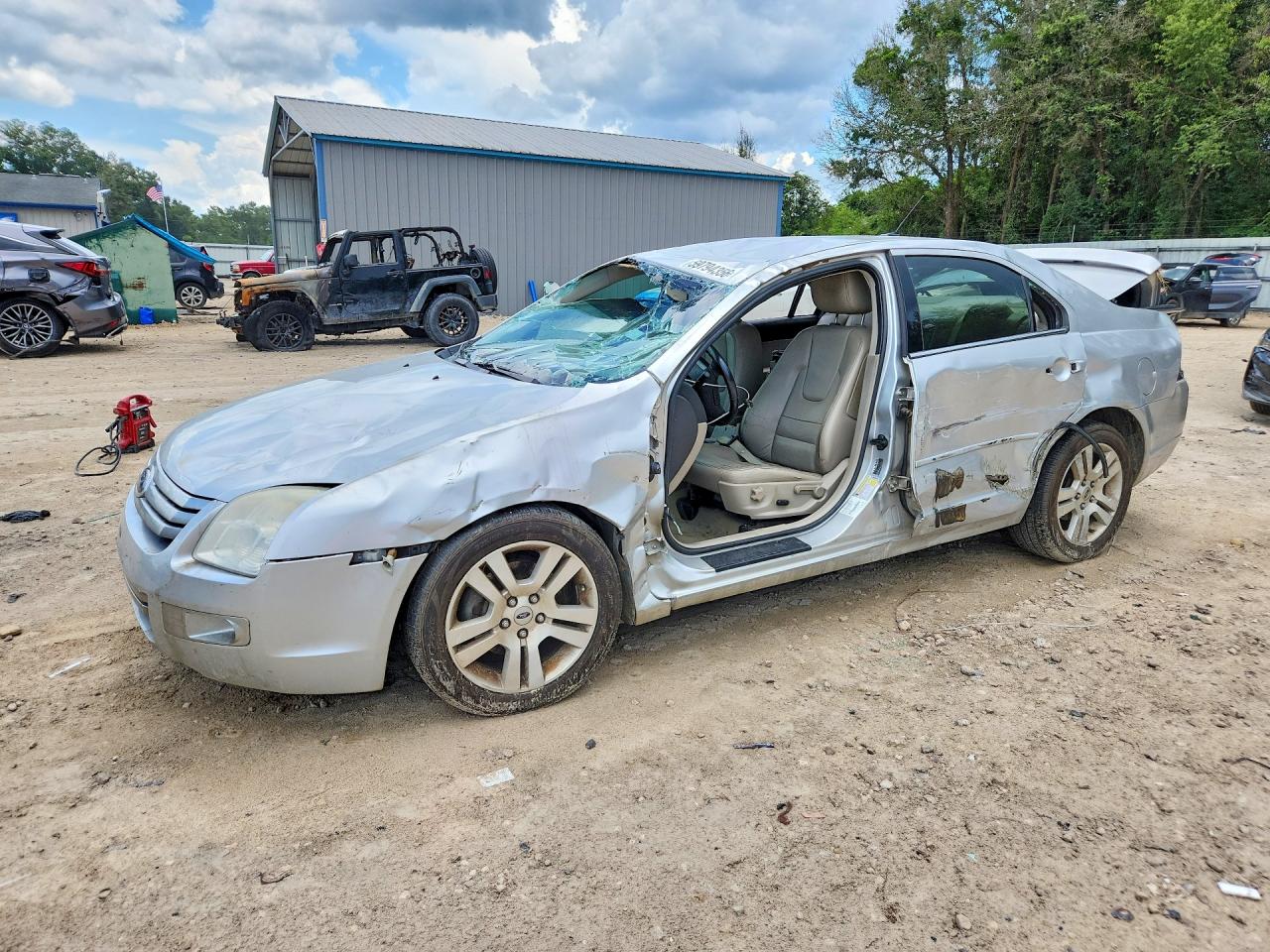 2009 Ford Fusion Sel Silver vin: 3FAHP08109R117639