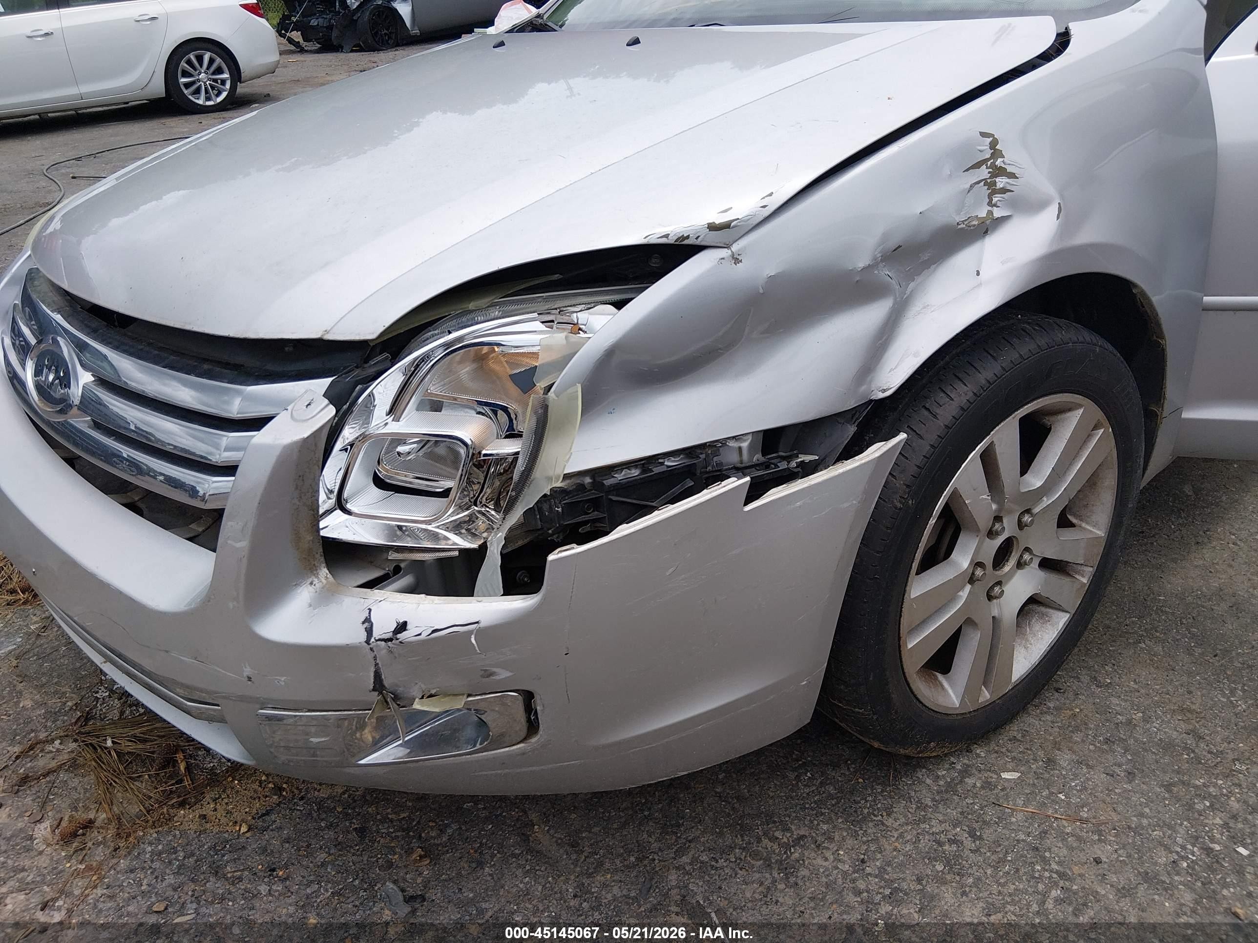 2009 Ford Fusion Sel White vin: 3FAHP08119R101644
