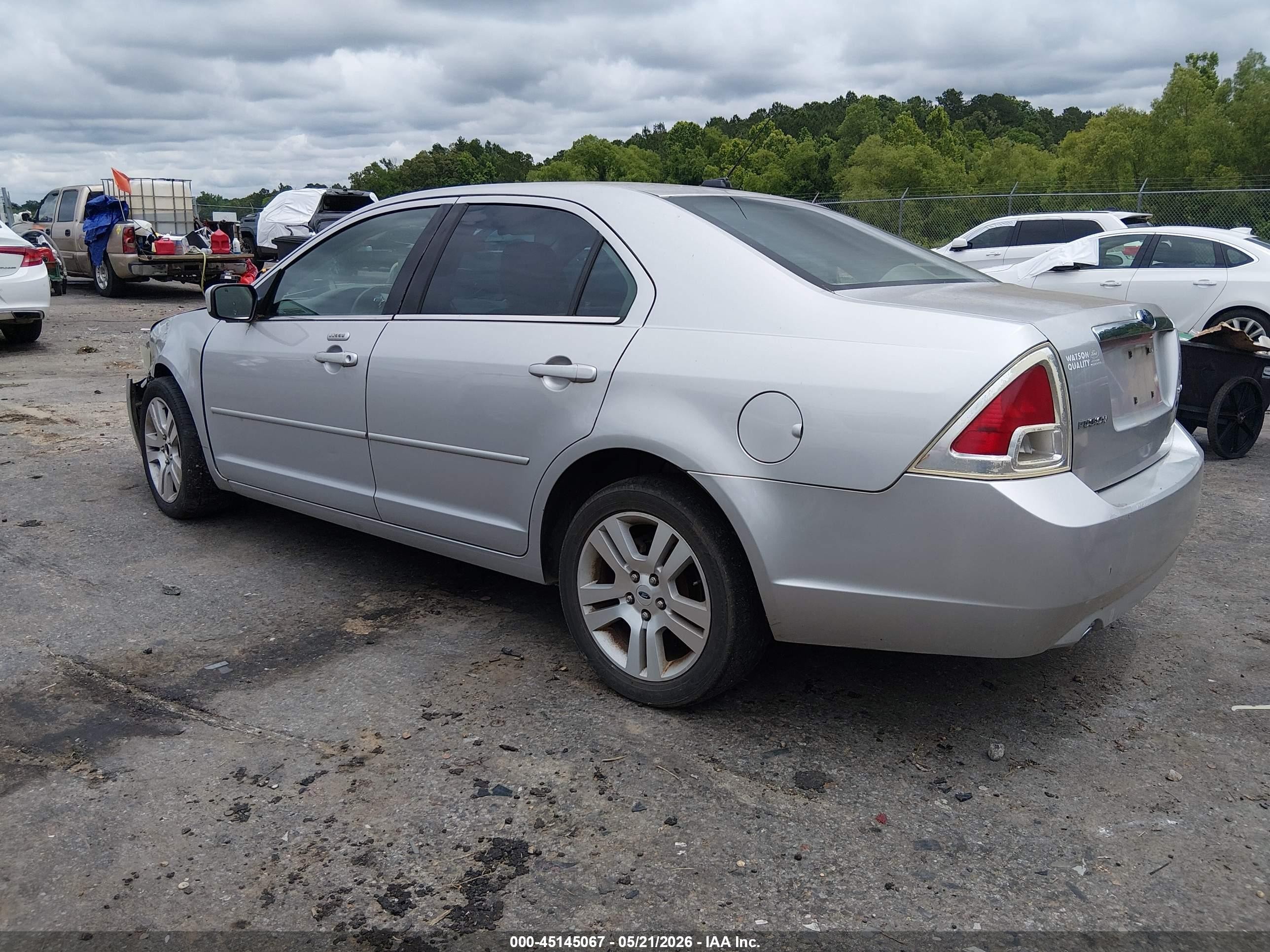 2009 Ford Fusion Sel White vin: 3FAHP08119R101644