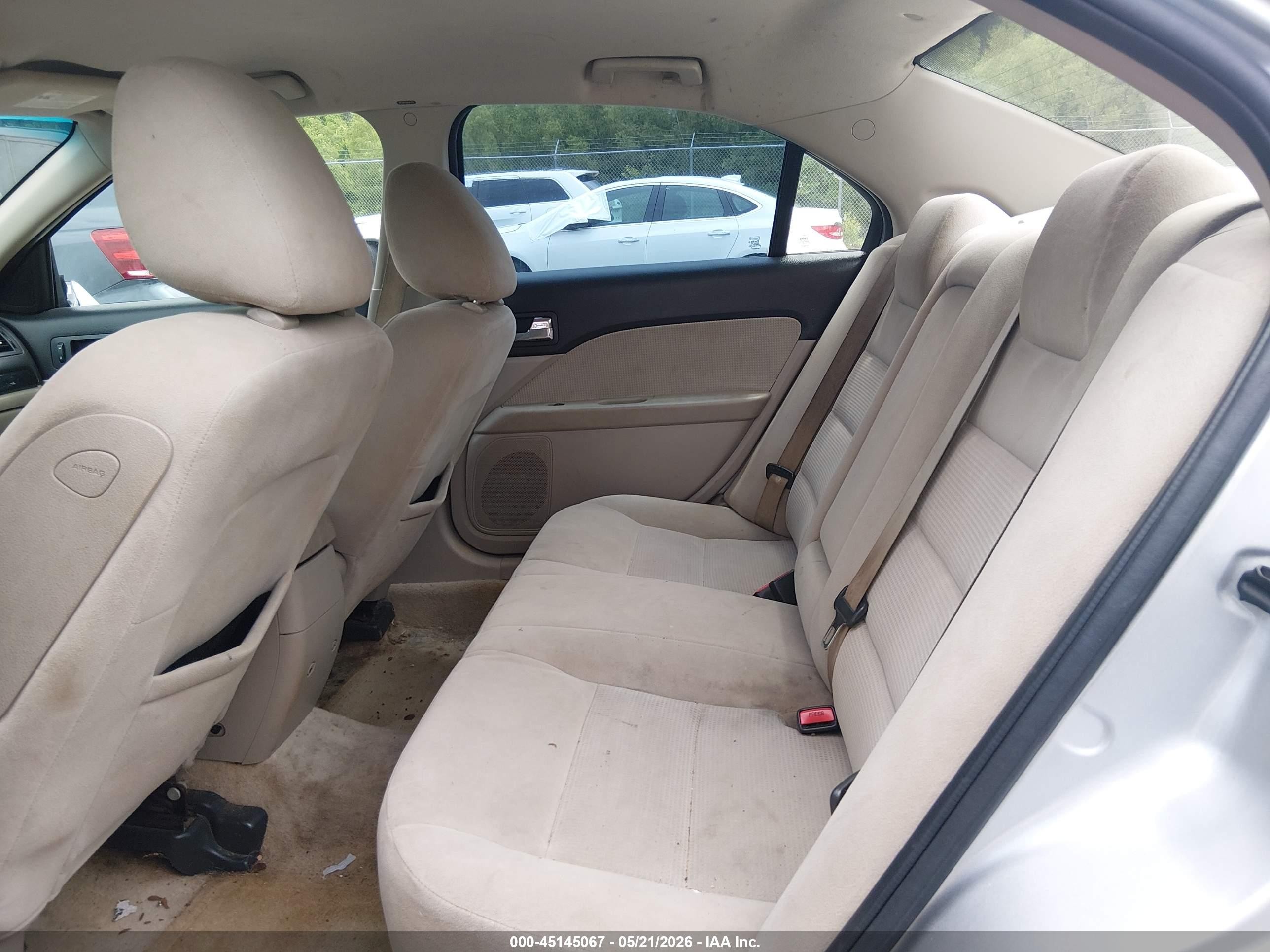 2009 Ford Fusion Sel White vin: 3FAHP08119R101644