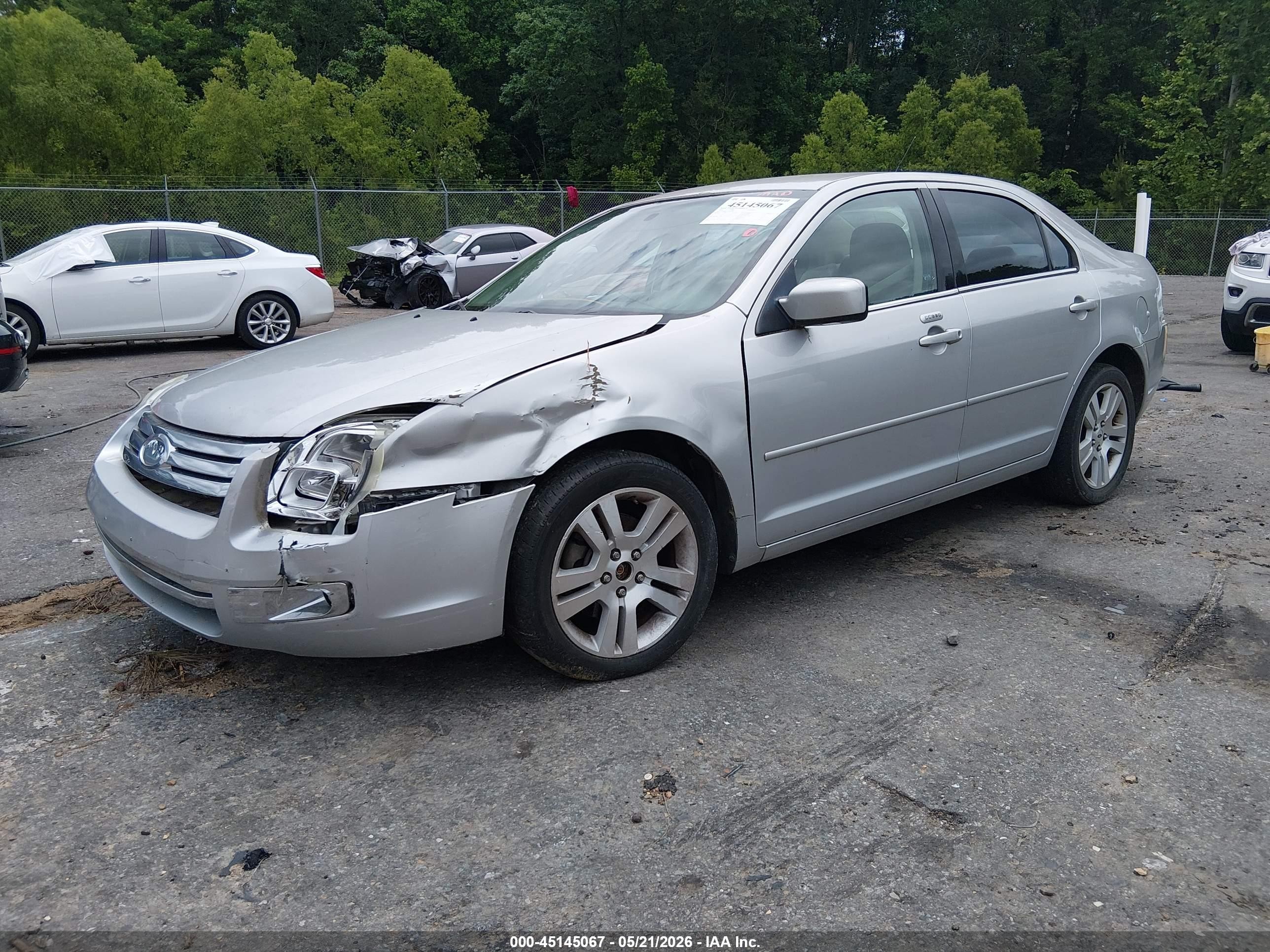 2009 Ford Fusion Sel White vin: 3FAHP08119R101644
