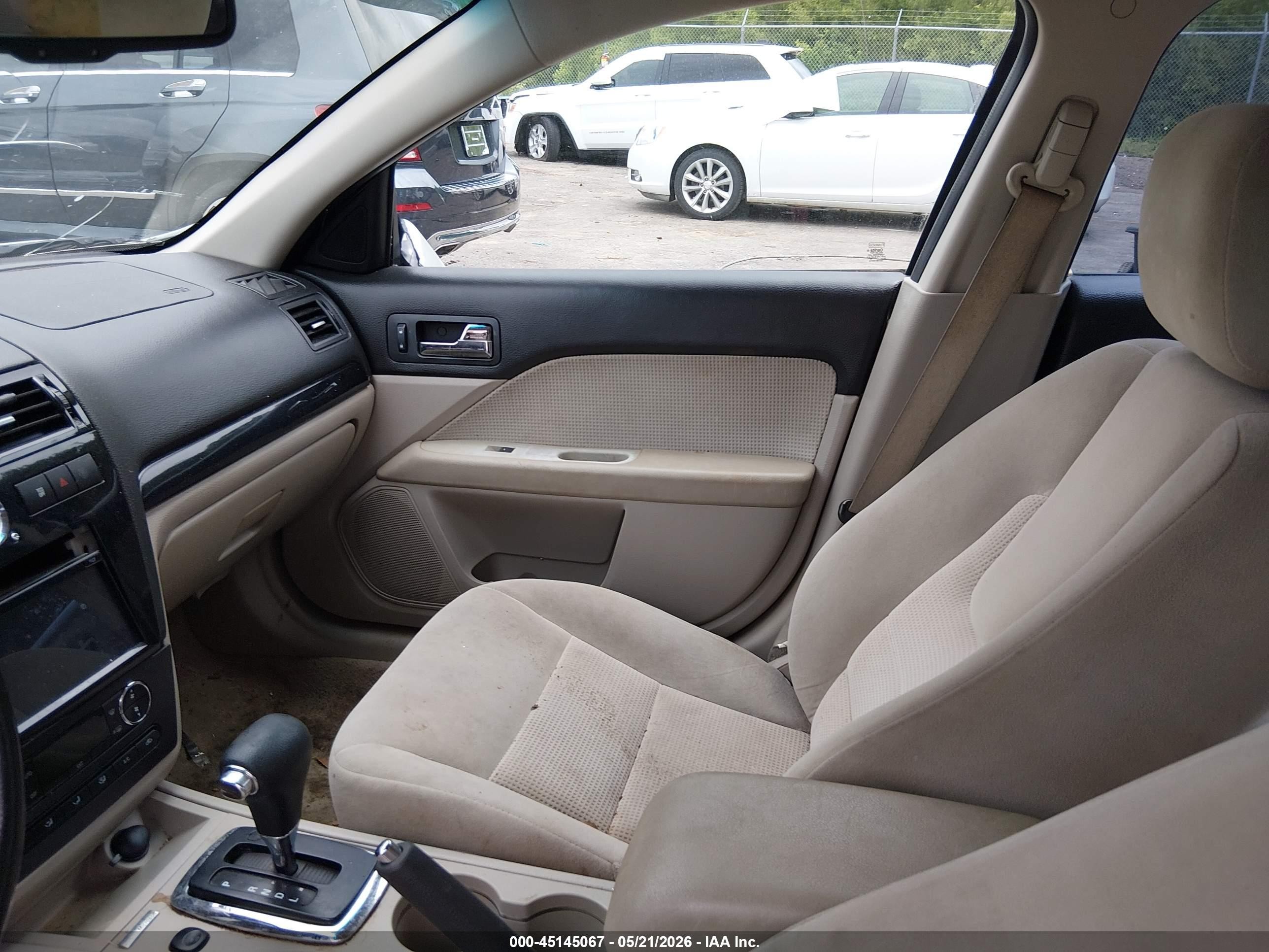 2009 Ford Fusion Sel White vin: 3FAHP08119R101644