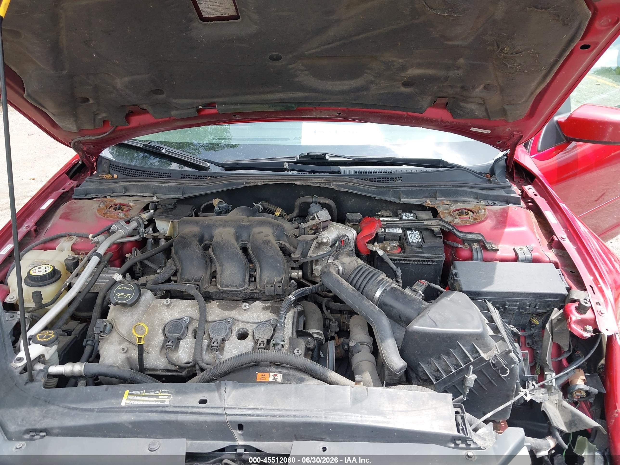 2009 Ford Fusion Sel Red vin: 3FAHP08119R123739