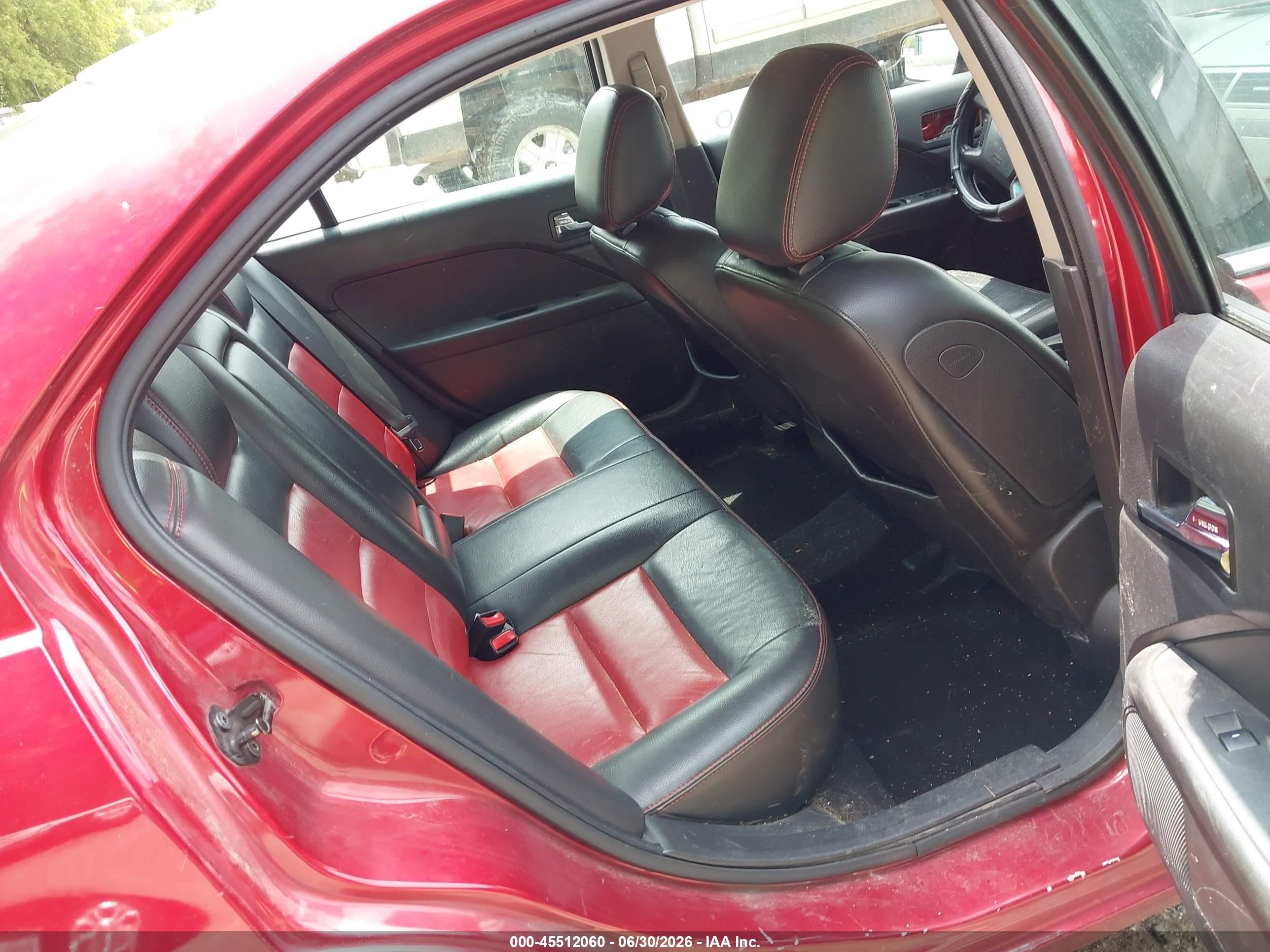2009 Ford Fusion Sel Red vin: 3FAHP08119R123739