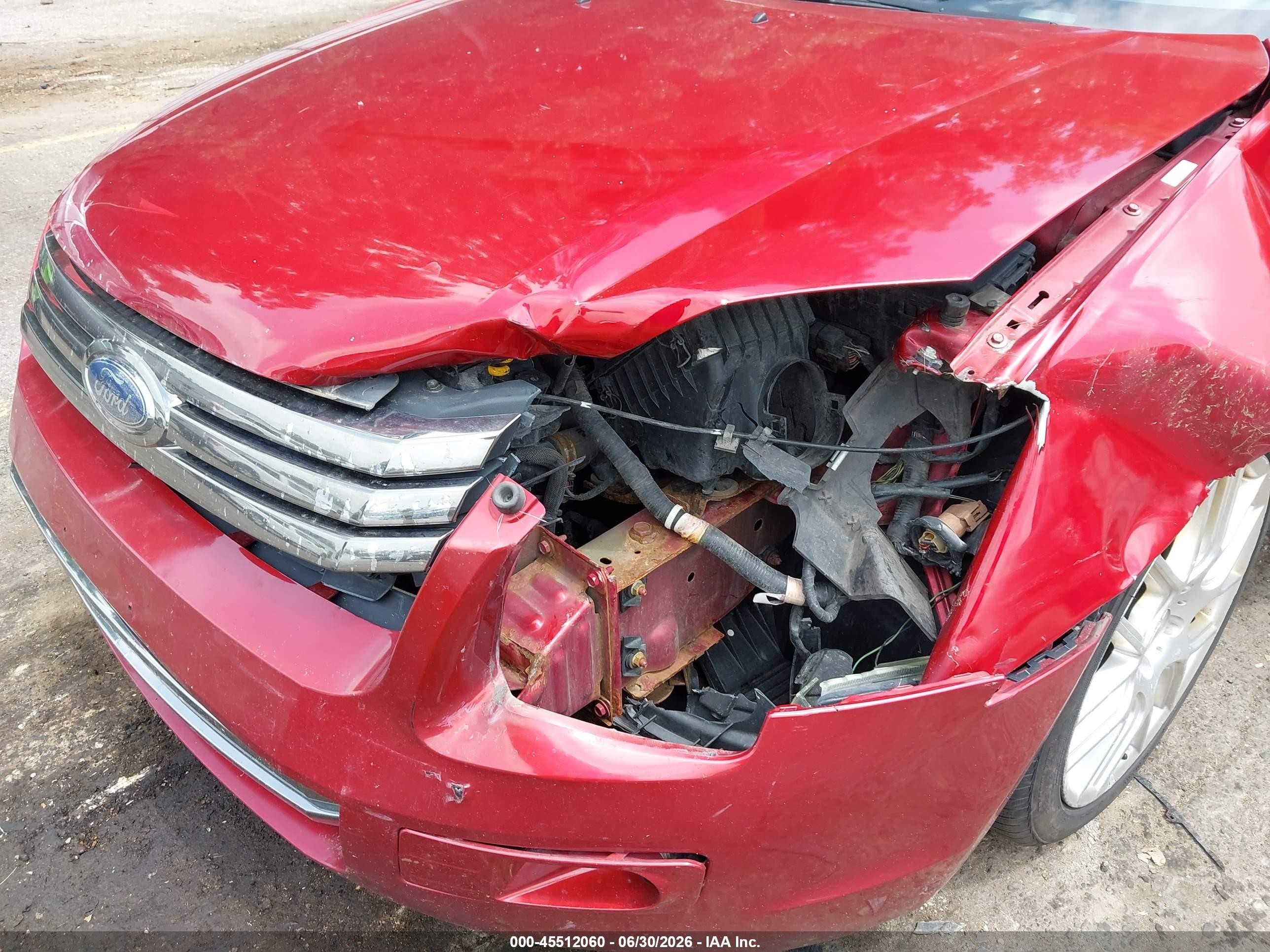 2009 Ford Fusion Sel Red vin: 3FAHP08119R123739