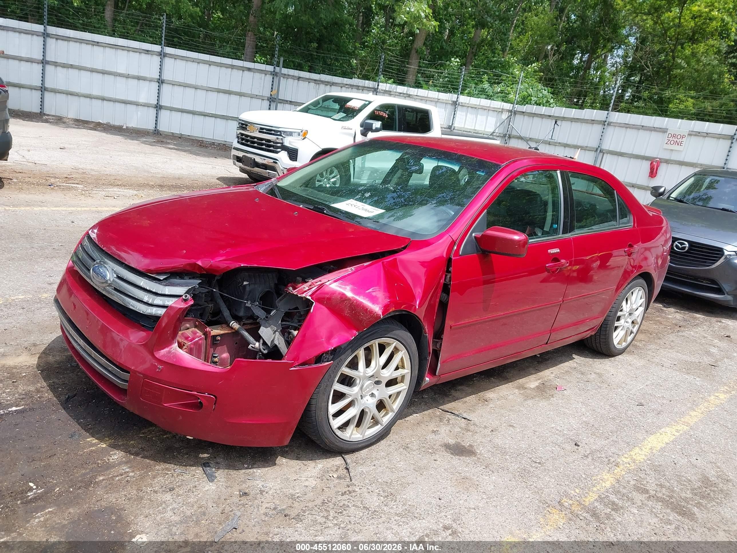 2009 Ford Fusion Sel Red vin: 3FAHP08119R123739