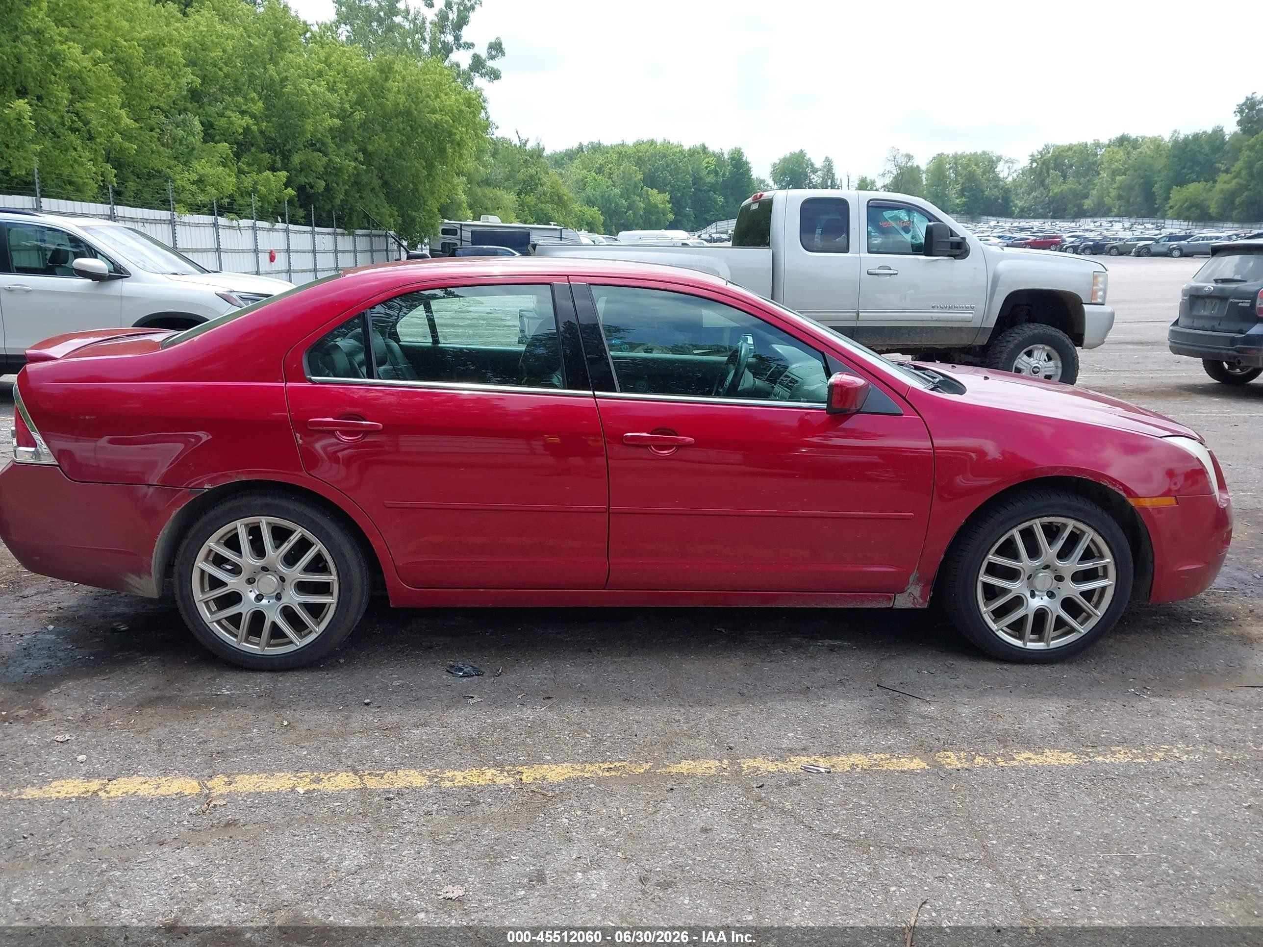 2009 Ford Fusion Sel Red vin: 3FAHP08119R123739