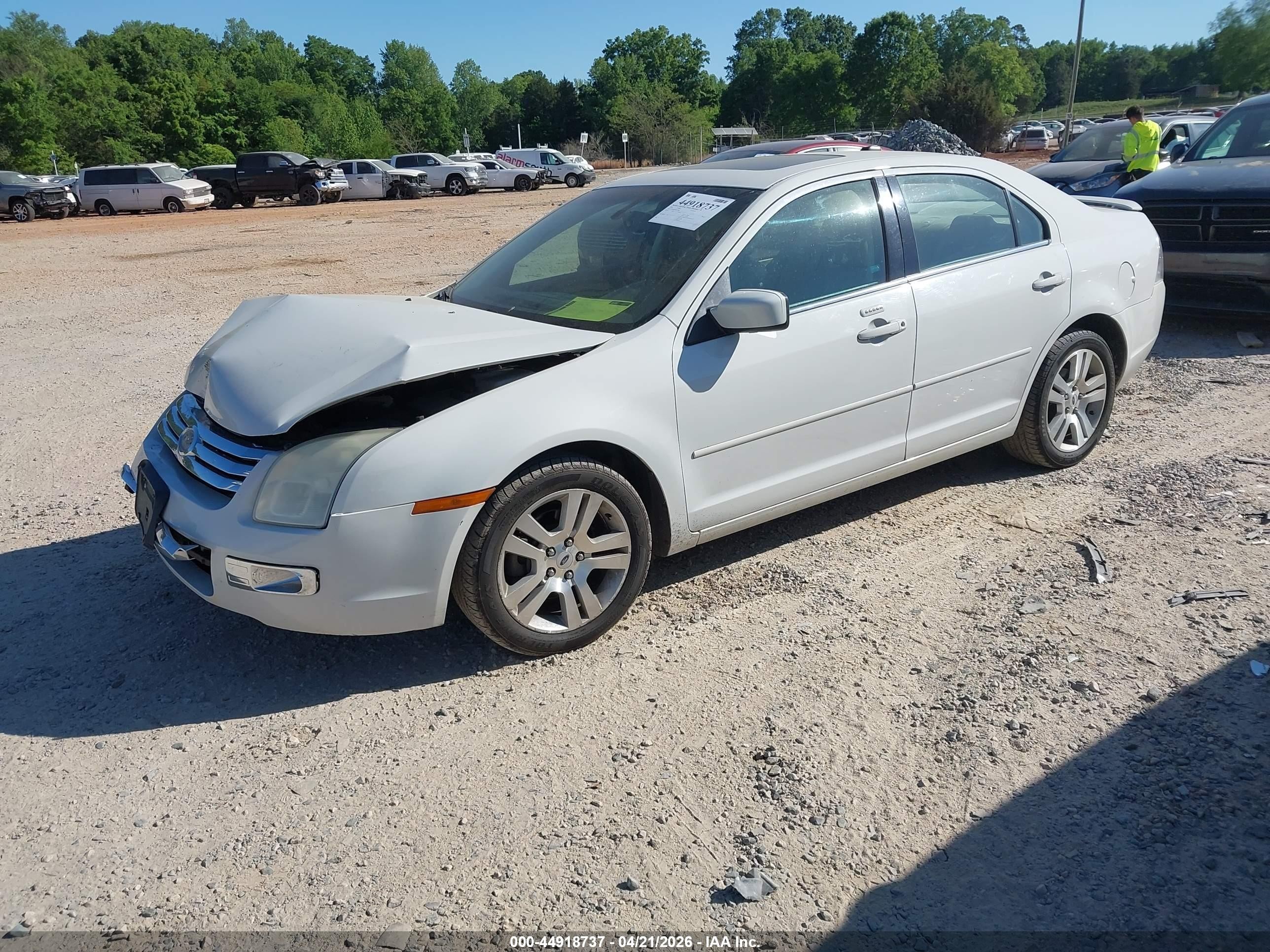 2009 Ford Fusion Sel White vin: 3FAHP08119R133980