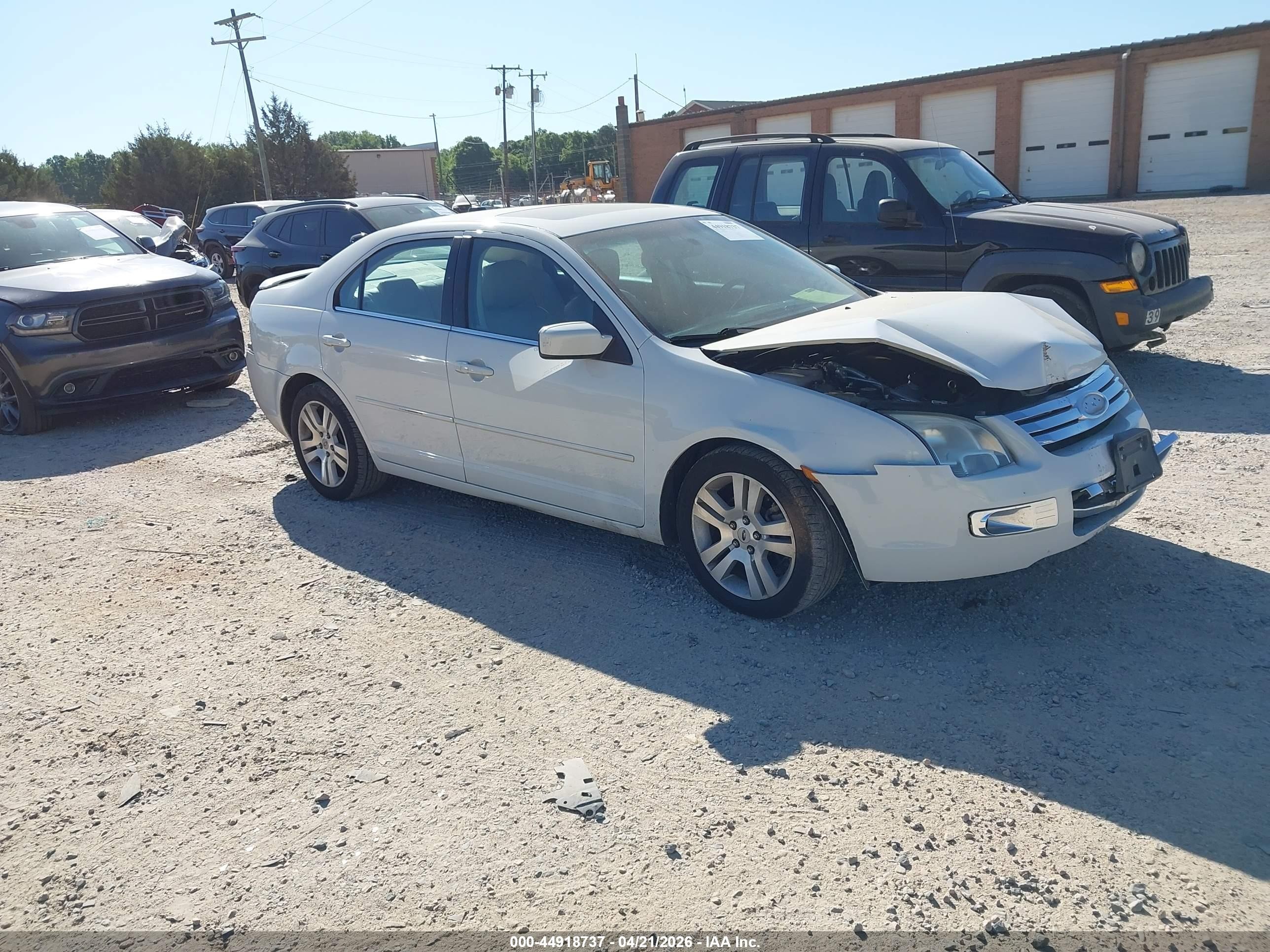 2009 Ford Fusion Sel White vin: 3FAHP08119R133980