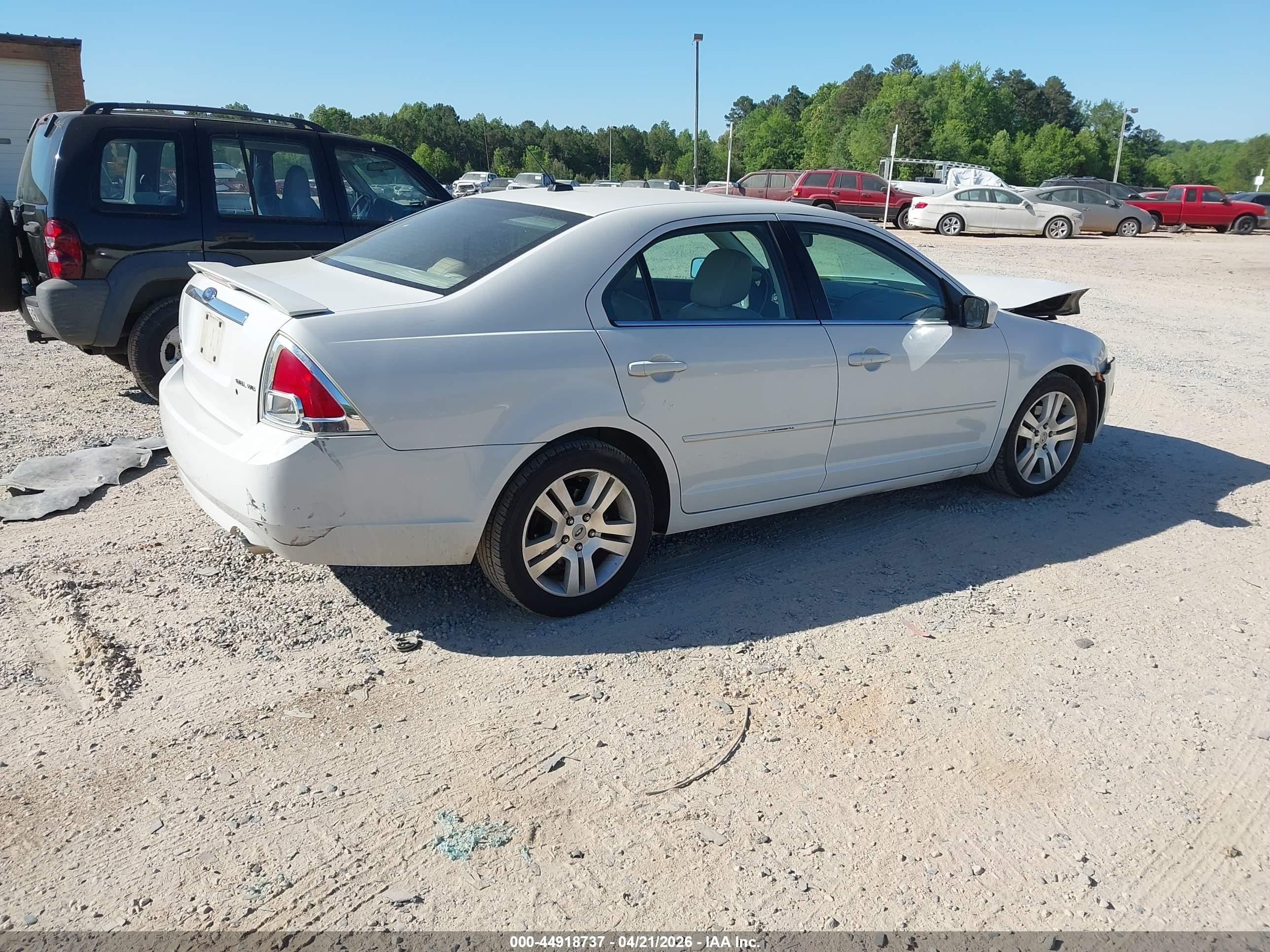 2009 Ford Fusion Sel White vin: 3FAHP08119R133980