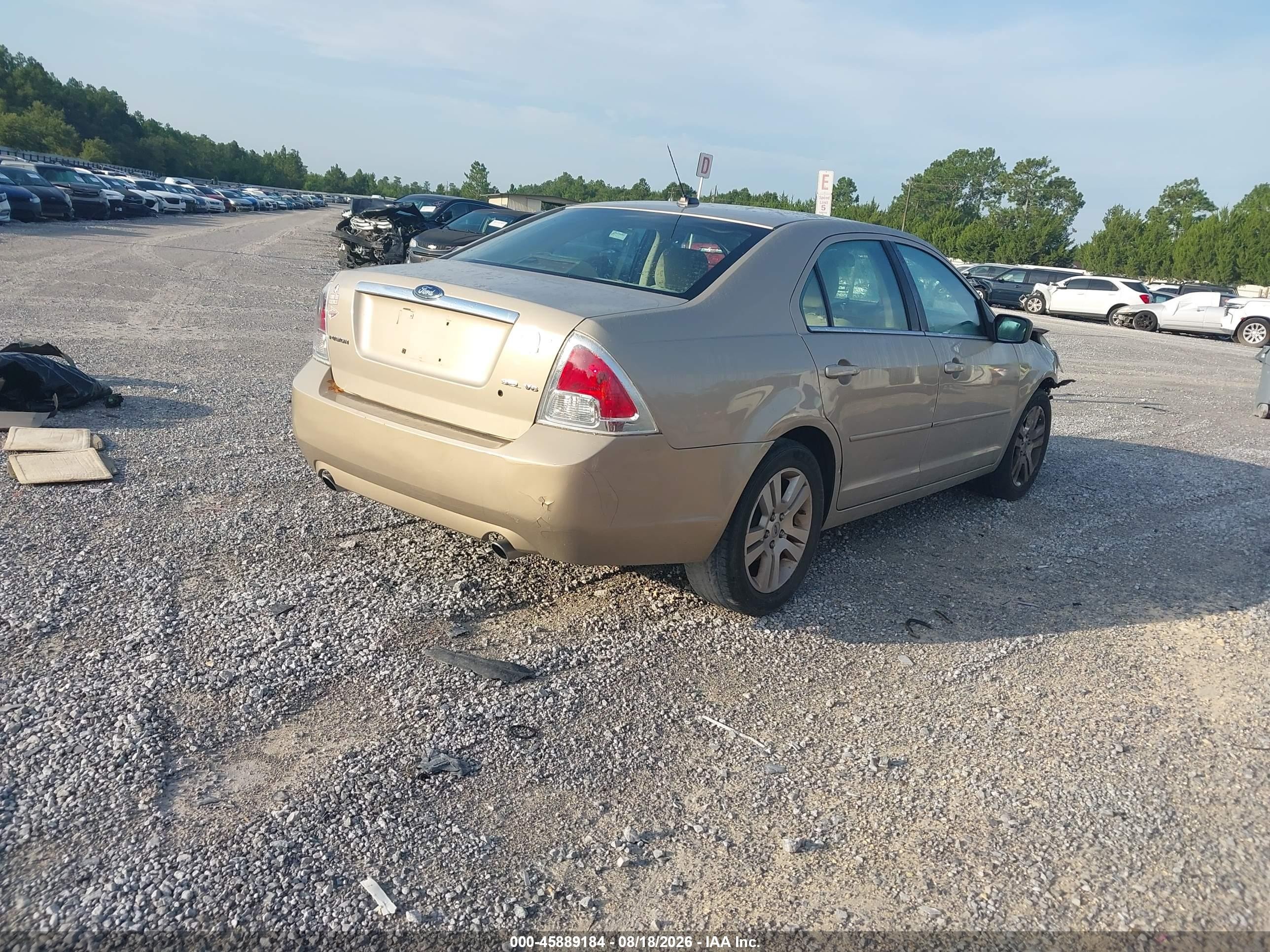 2008 Ford Fusion Sel Champagne vin: 3FAHP08128R211519