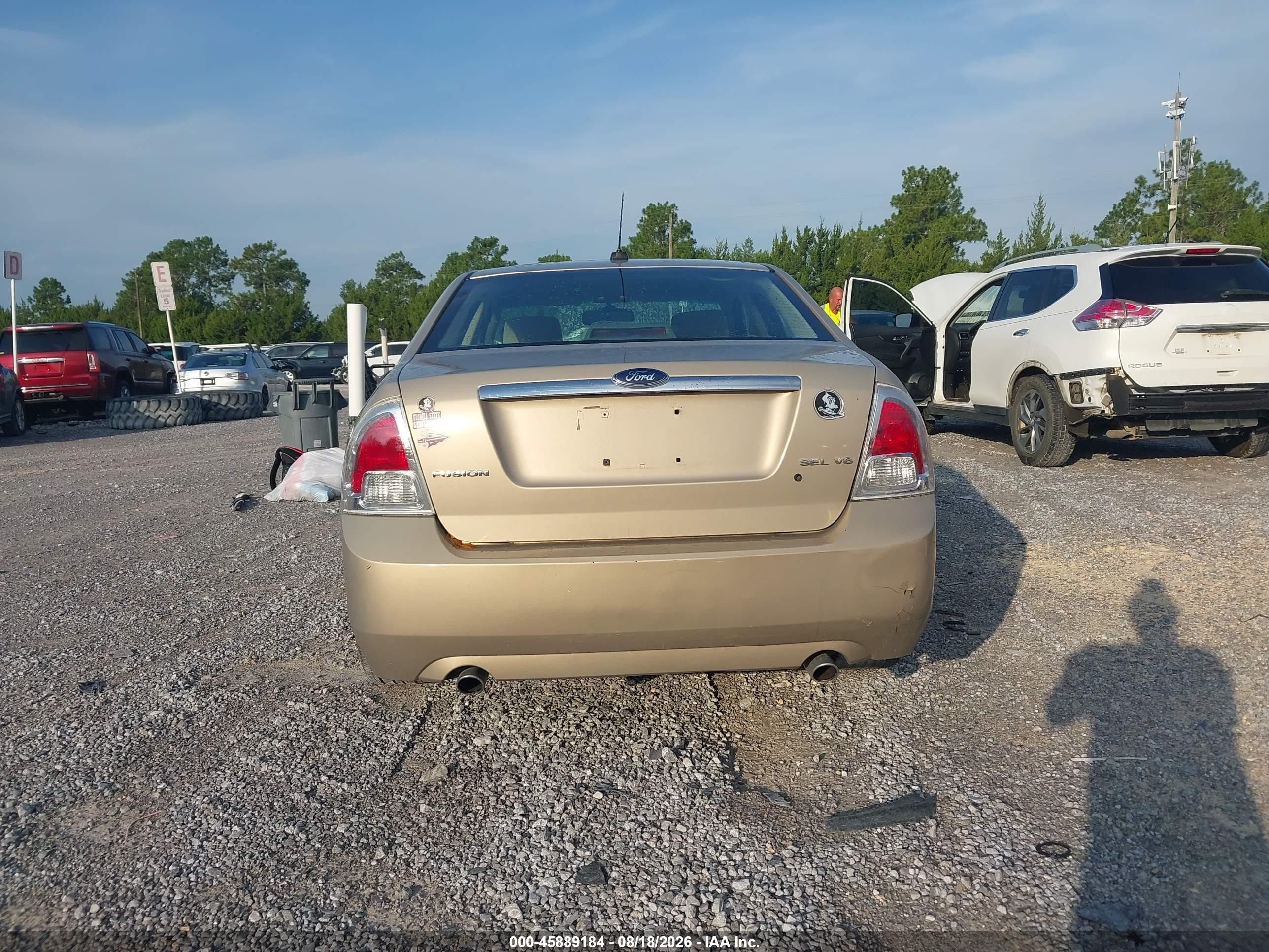 2008 Ford Fusion Sel Champagne vin: 3FAHP08128R211519