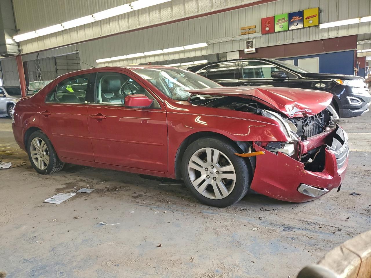 2009 Ford Fusion Sel Burgundy vin: 3FAHP08129R111678