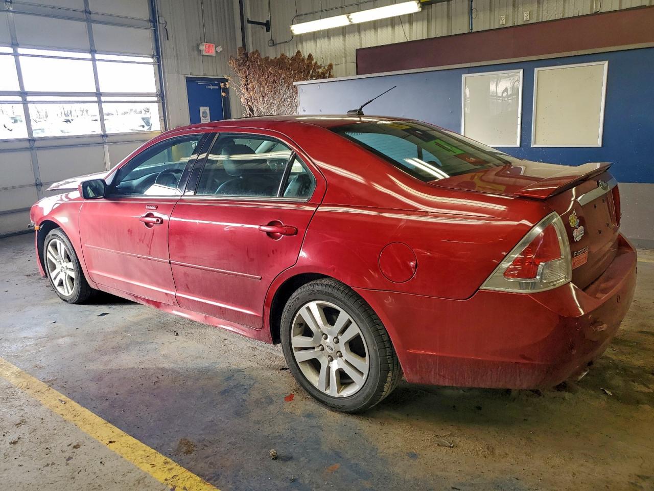 2009 Ford Fusion Sel Burgundy vin: 3FAHP08129R111678