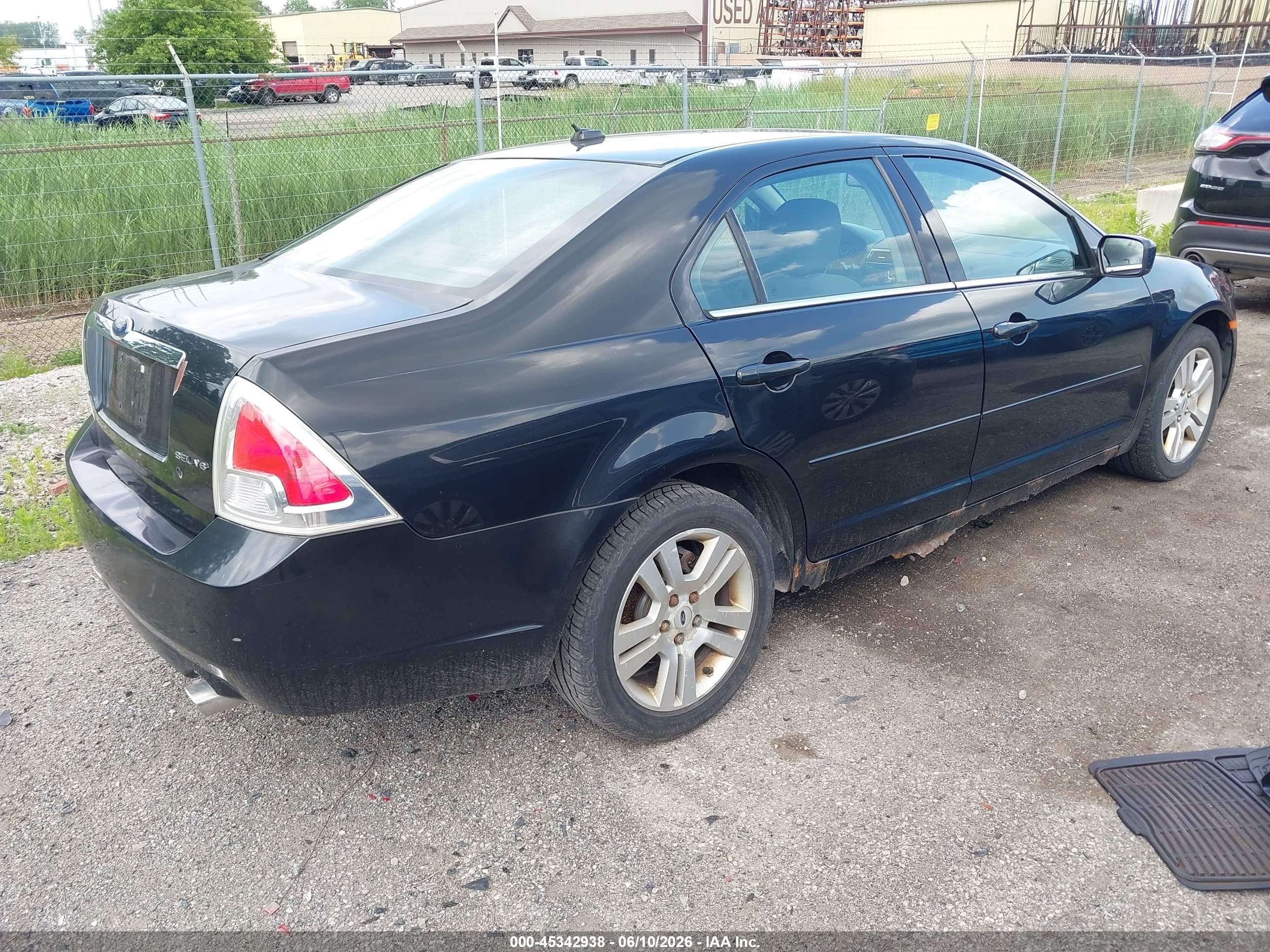 2009 Ford Fusion Sel Black vin: 3FAHP08129R120073