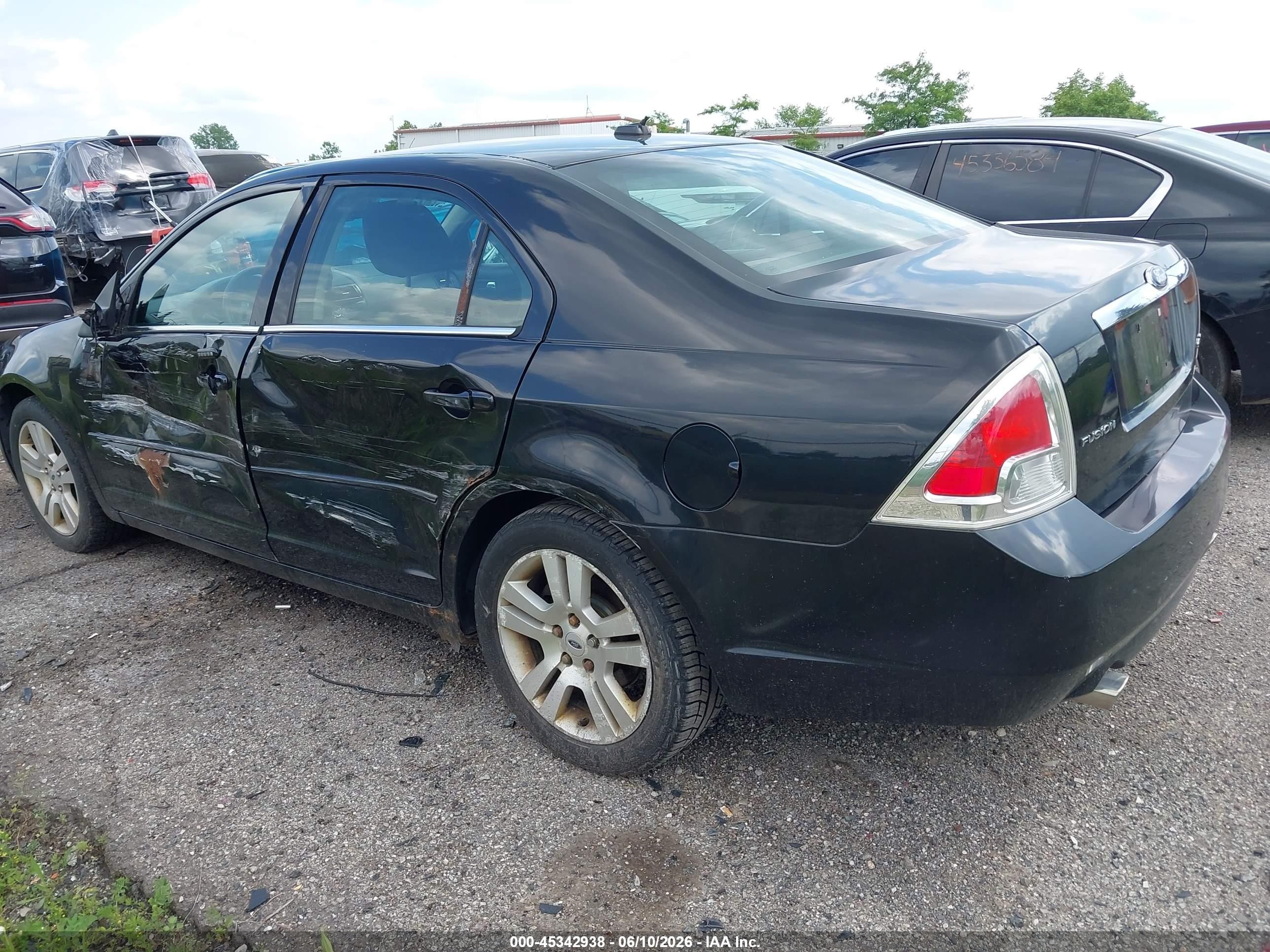 2009 Ford Fusion Sel Black vin: 3FAHP08129R120073
