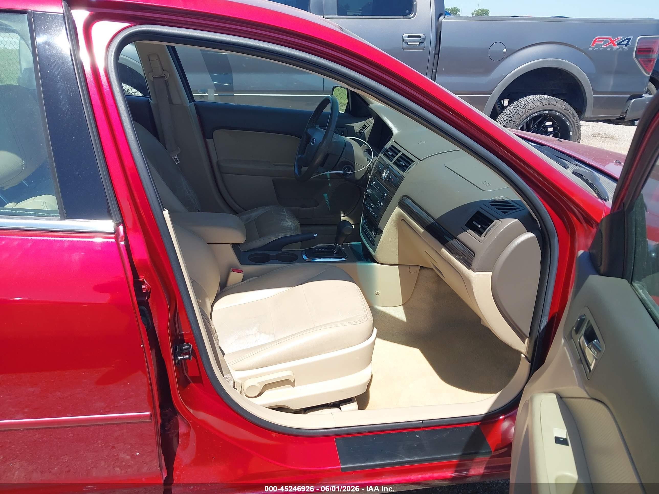 2009 Ford Fusion Sel Red vin: 3FAHP08129R169581