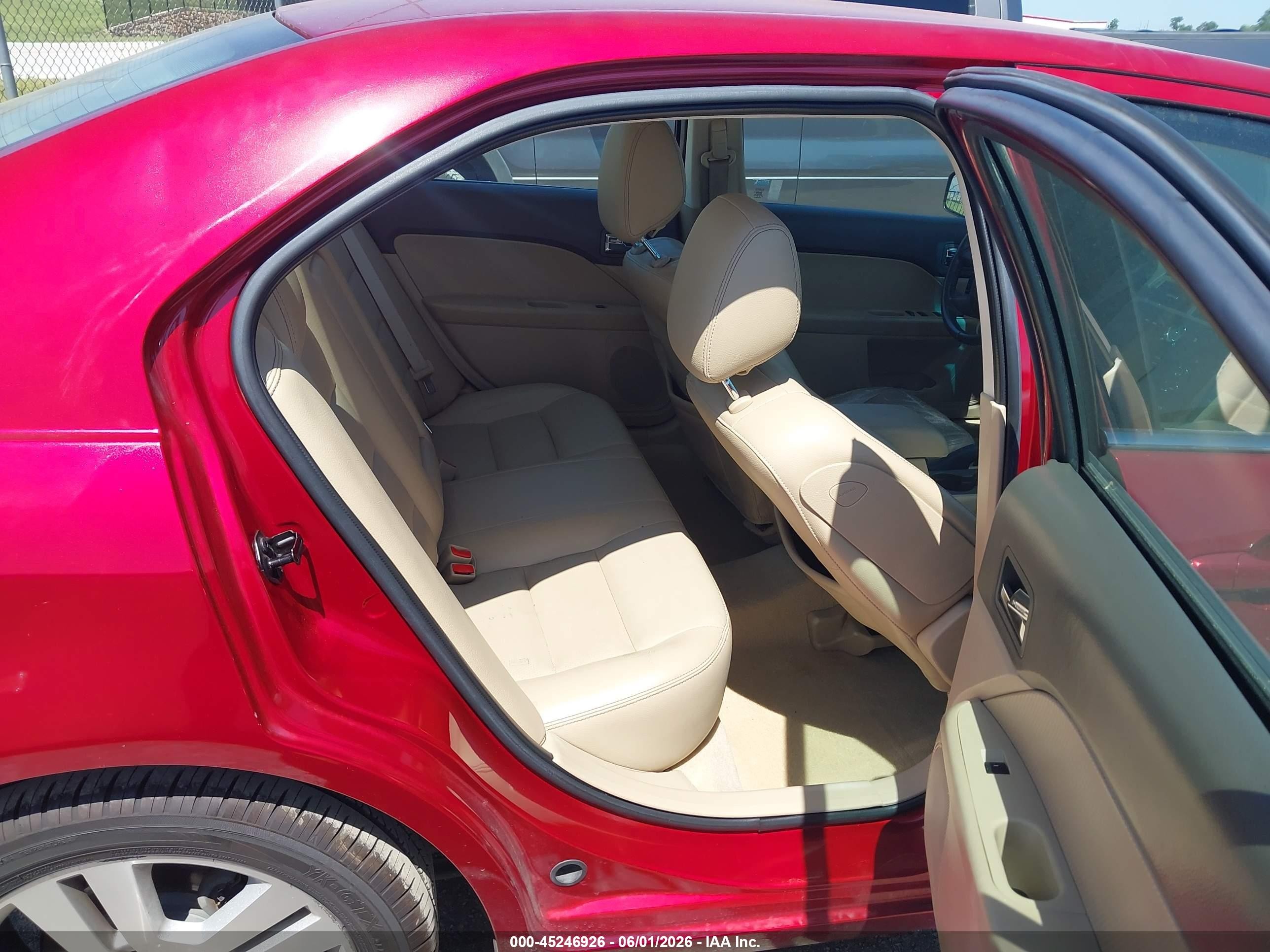 2009 Ford Fusion Sel Red vin: 3FAHP08129R169581