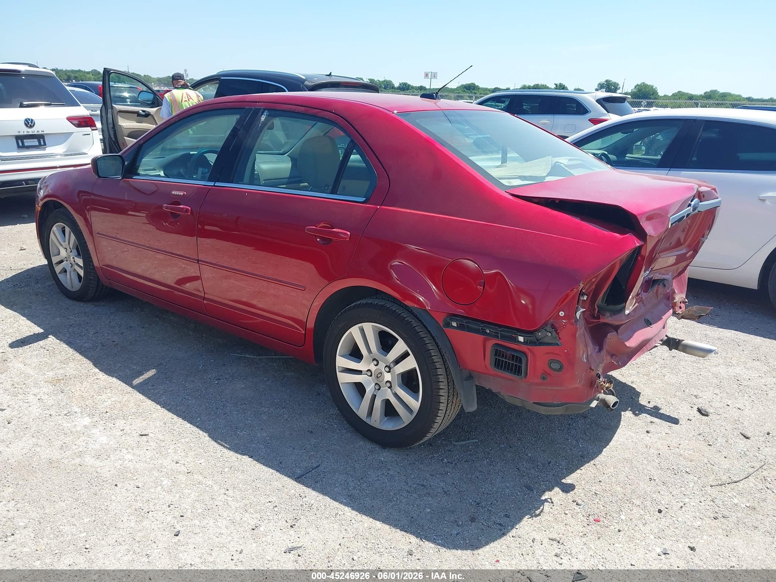 2009 Ford Fusion Sel Red vin: 3FAHP08129R169581