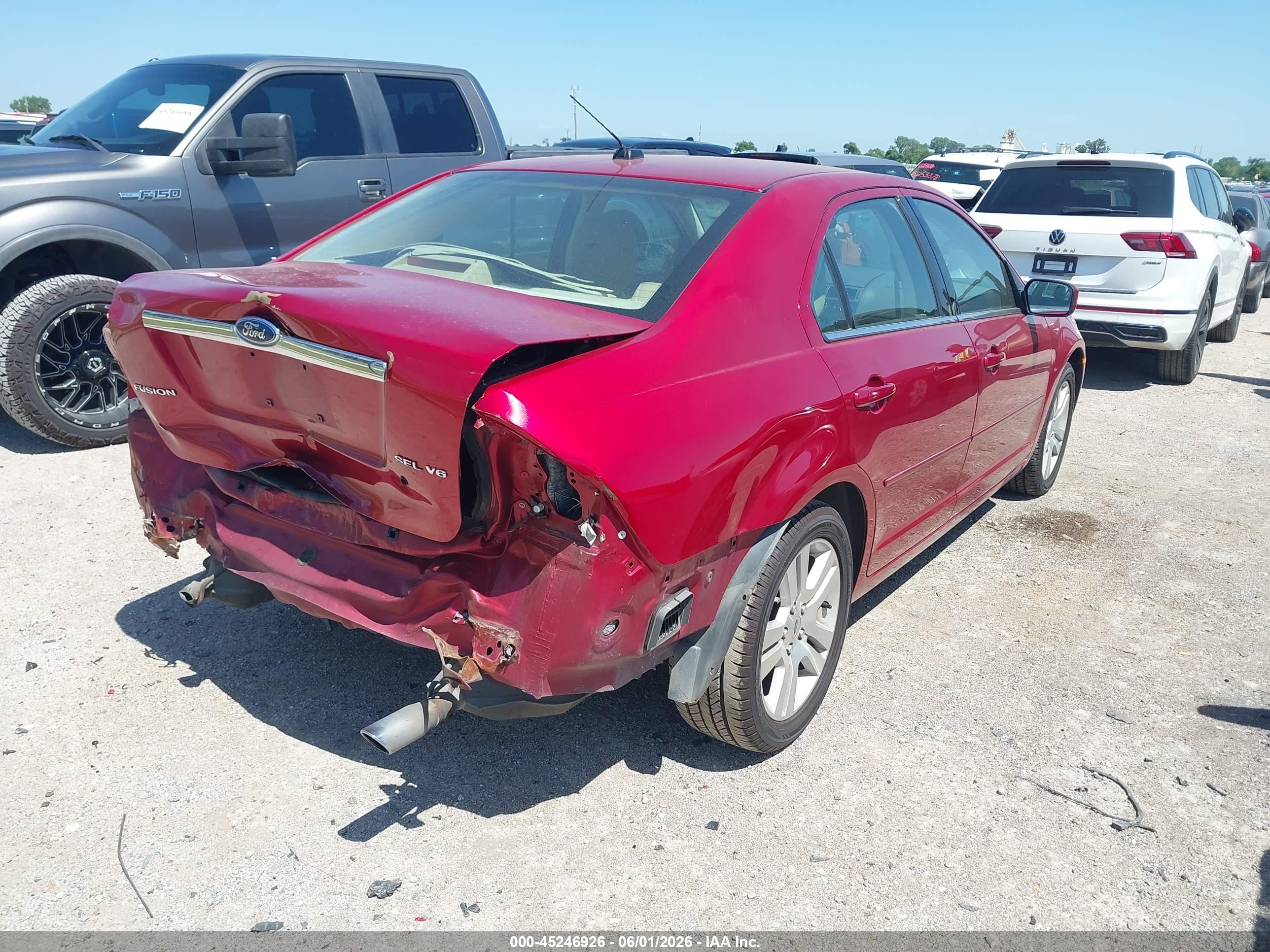 2009 Ford Fusion Sel Red vin: 3FAHP08129R169581