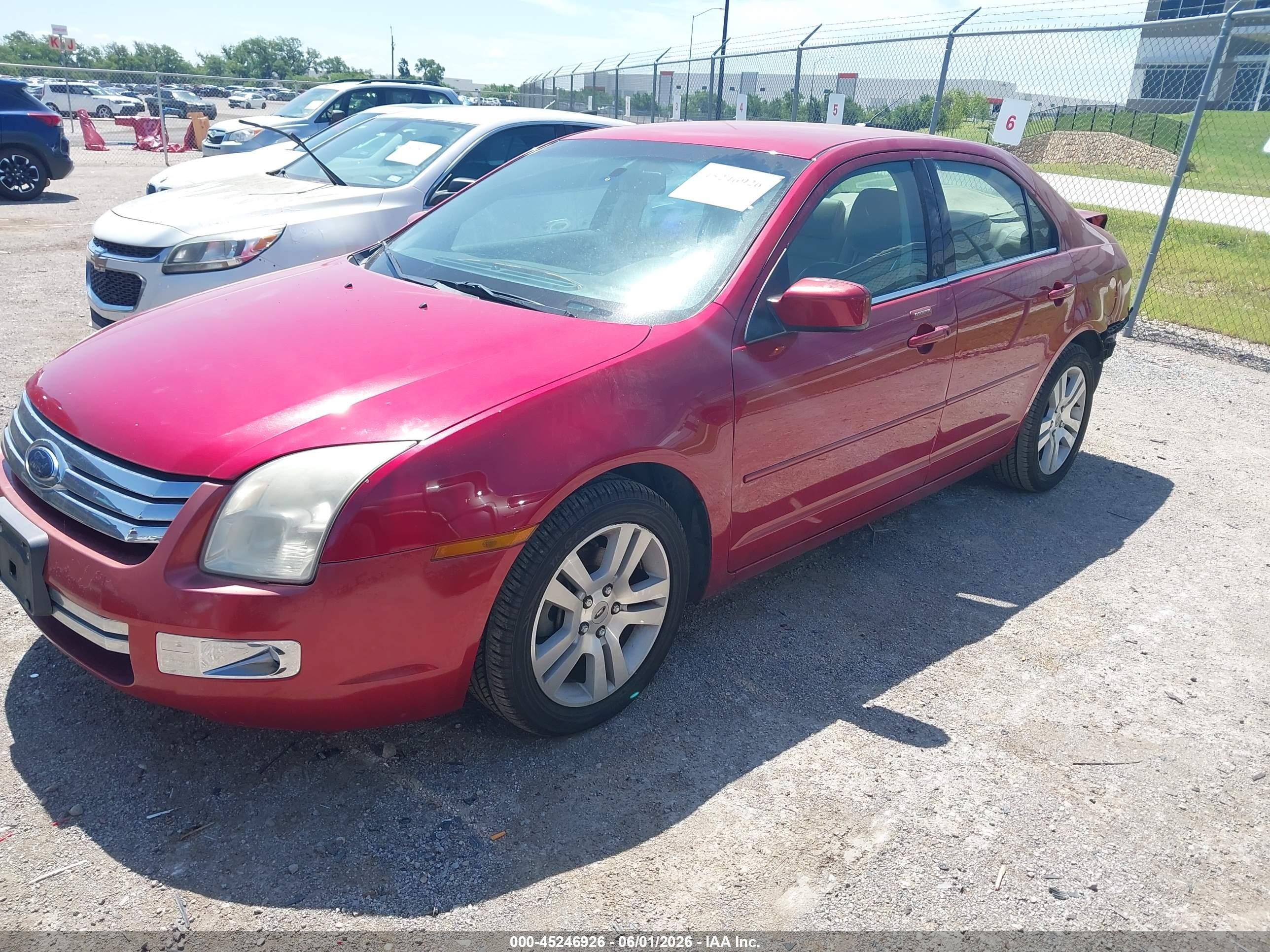 2009 Ford Fusion Sel Red vin: 3FAHP08129R169581