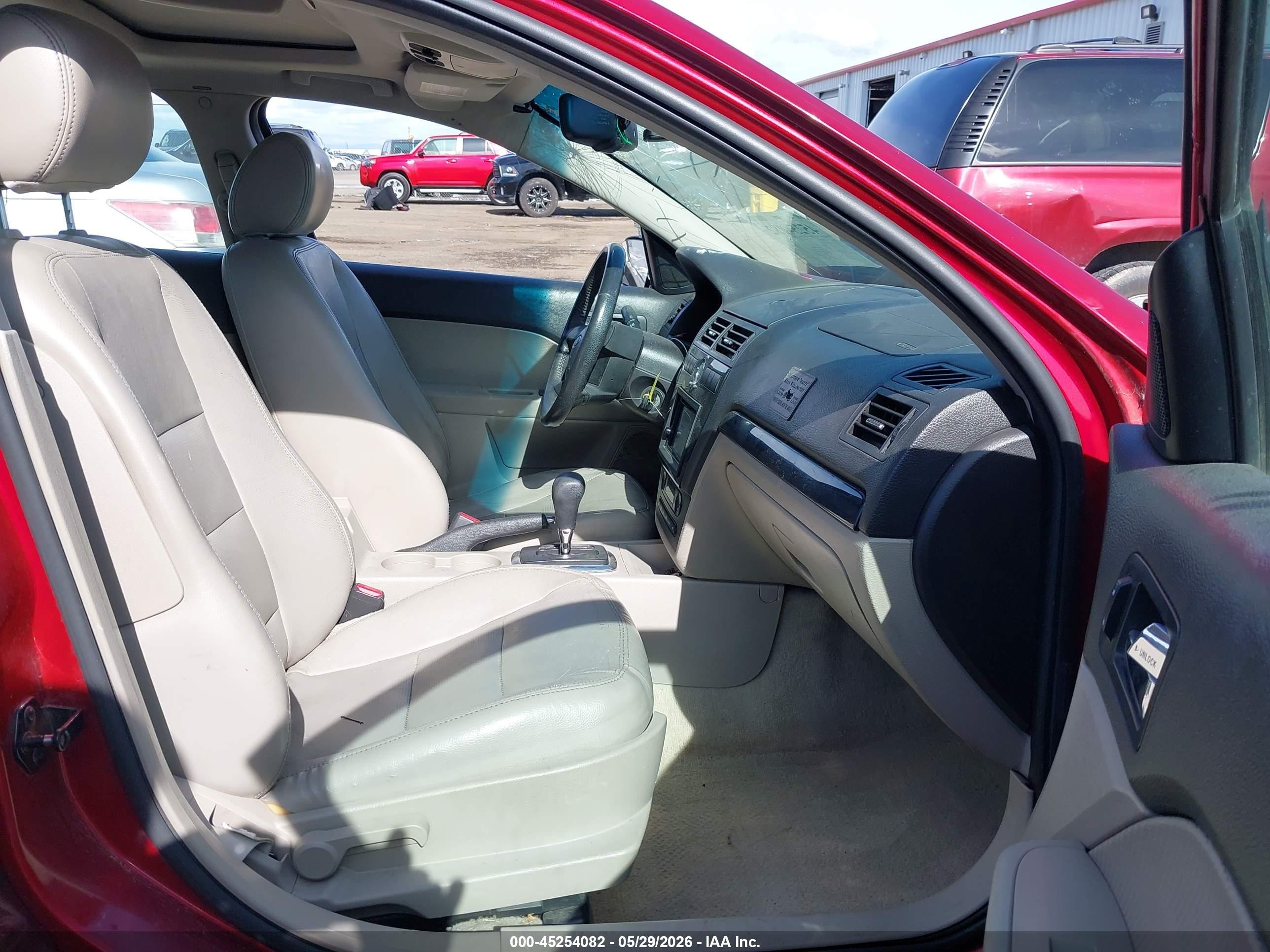 2006 Ford Fusion Sel Red vin: 3FAHP08136R236703