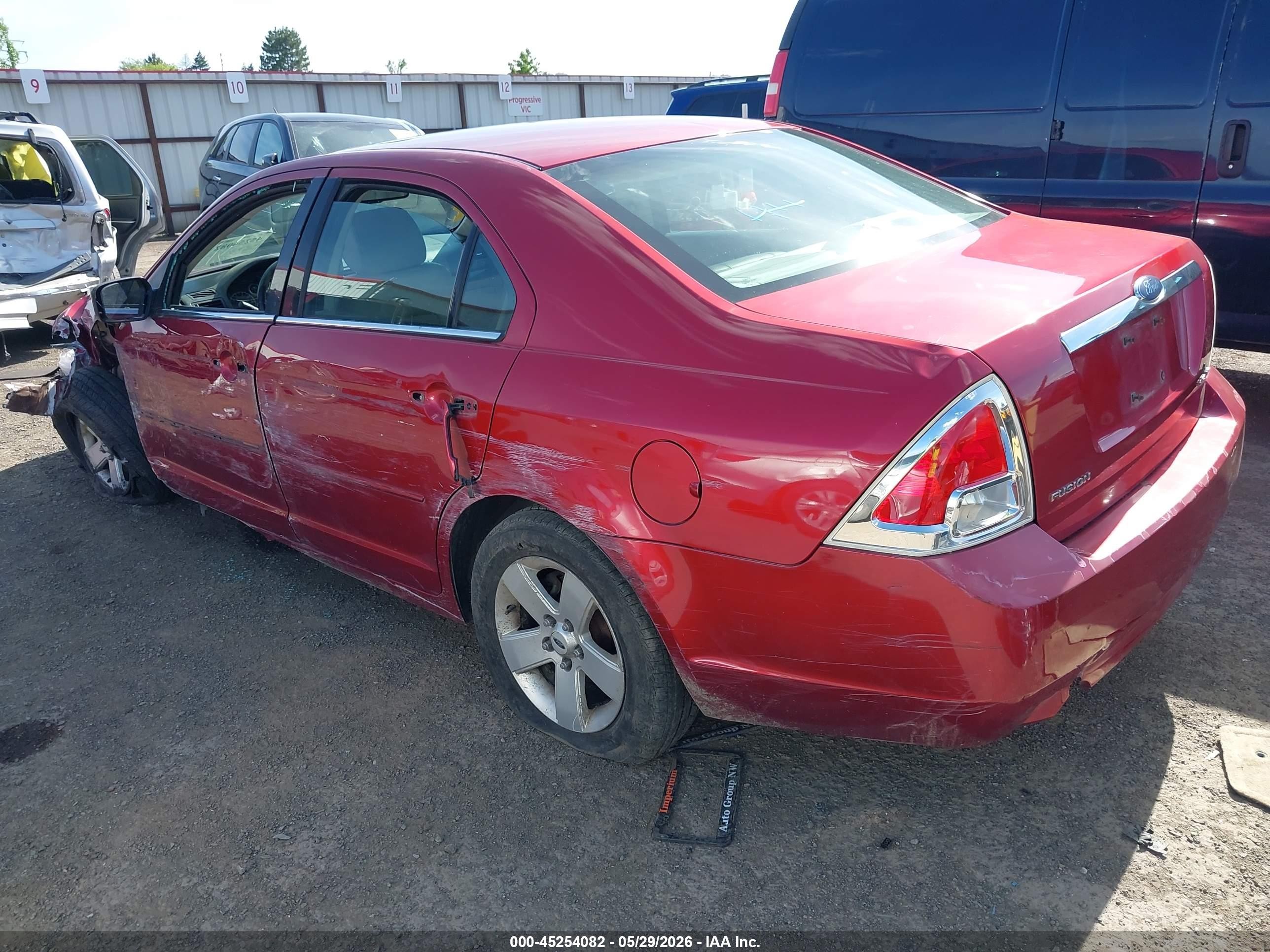 2006 Ford Fusion Sel Red vin: 3FAHP08136R236703
