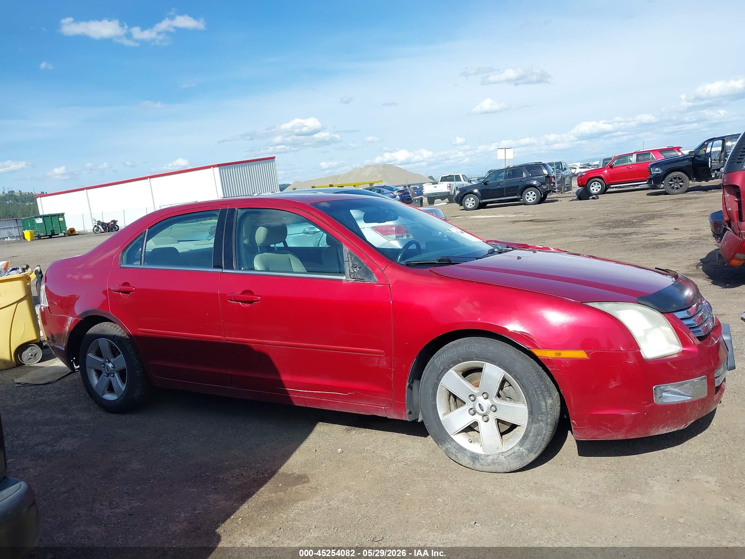 2006 Ford Fusion Sel Red vin: 3FAHP08136R236703