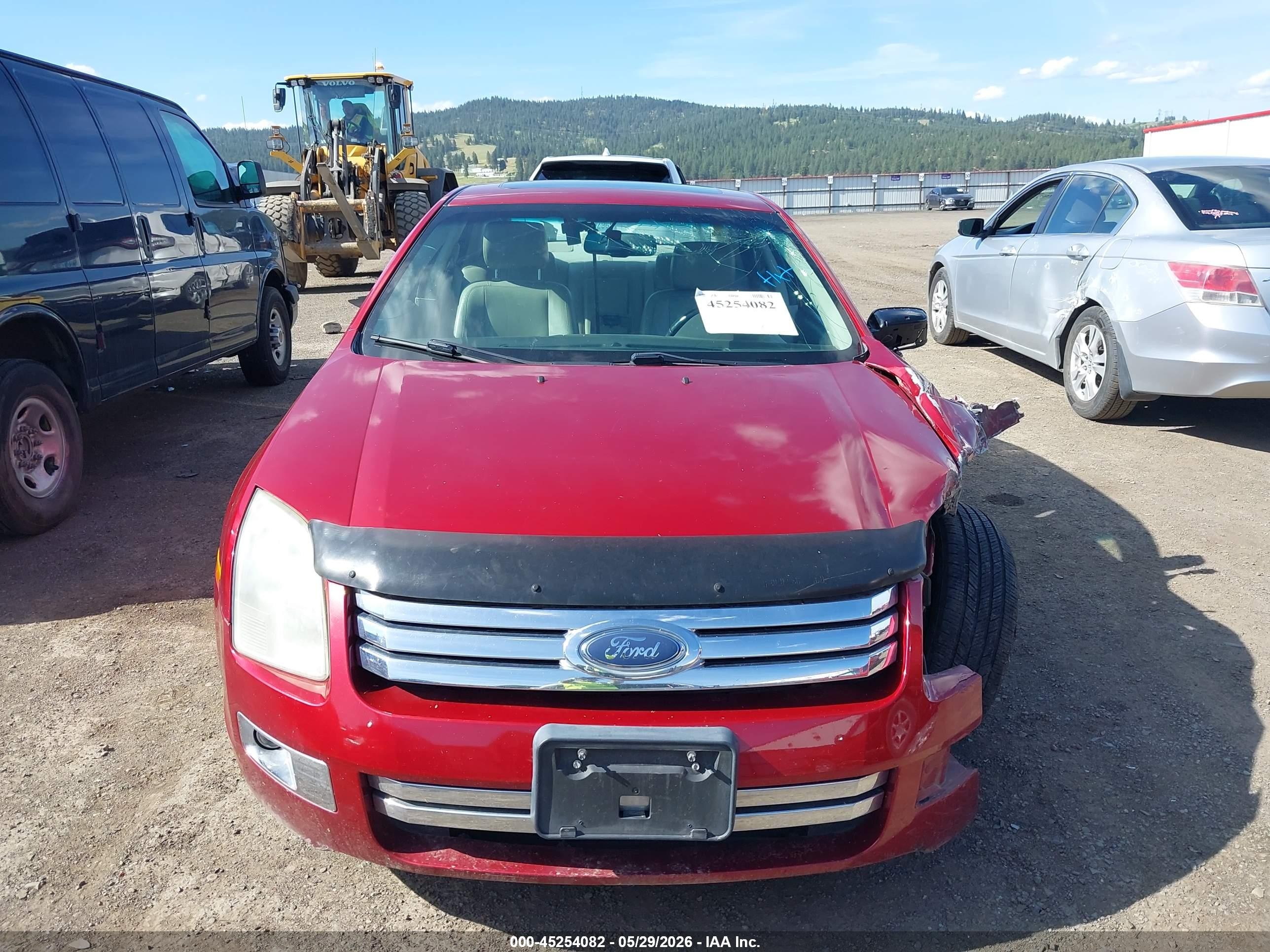 2006 Ford Fusion Sel Red vin: 3FAHP08136R236703