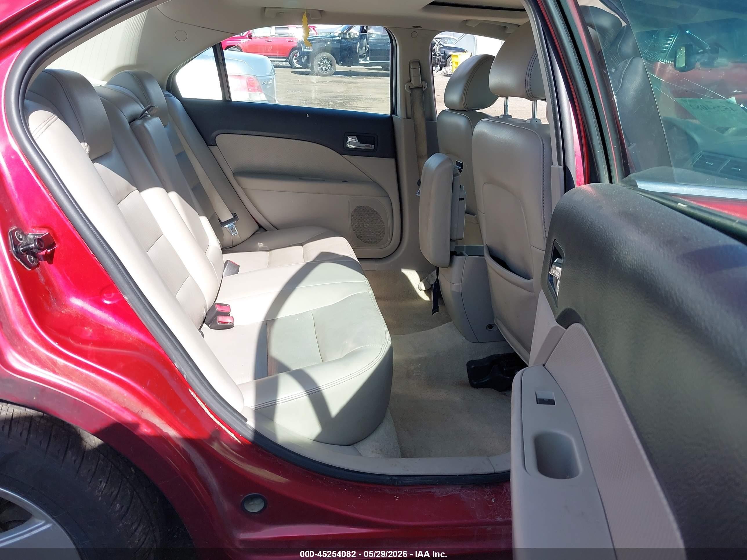 2006 Ford Fusion Sel Red vin: 3FAHP08136R236703