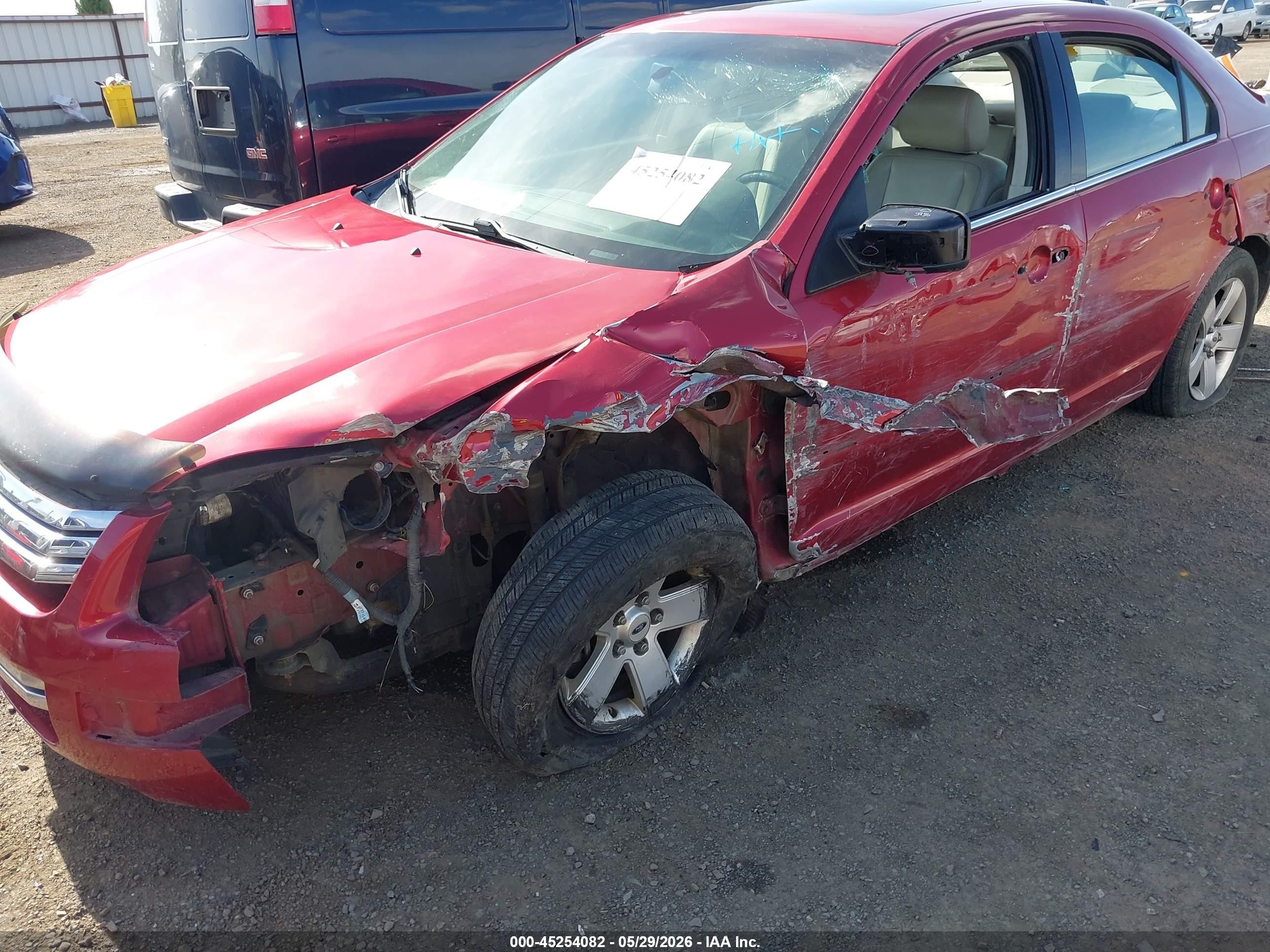 2006 Ford Fusion Sel Red vin: 3FAHP08136R236703