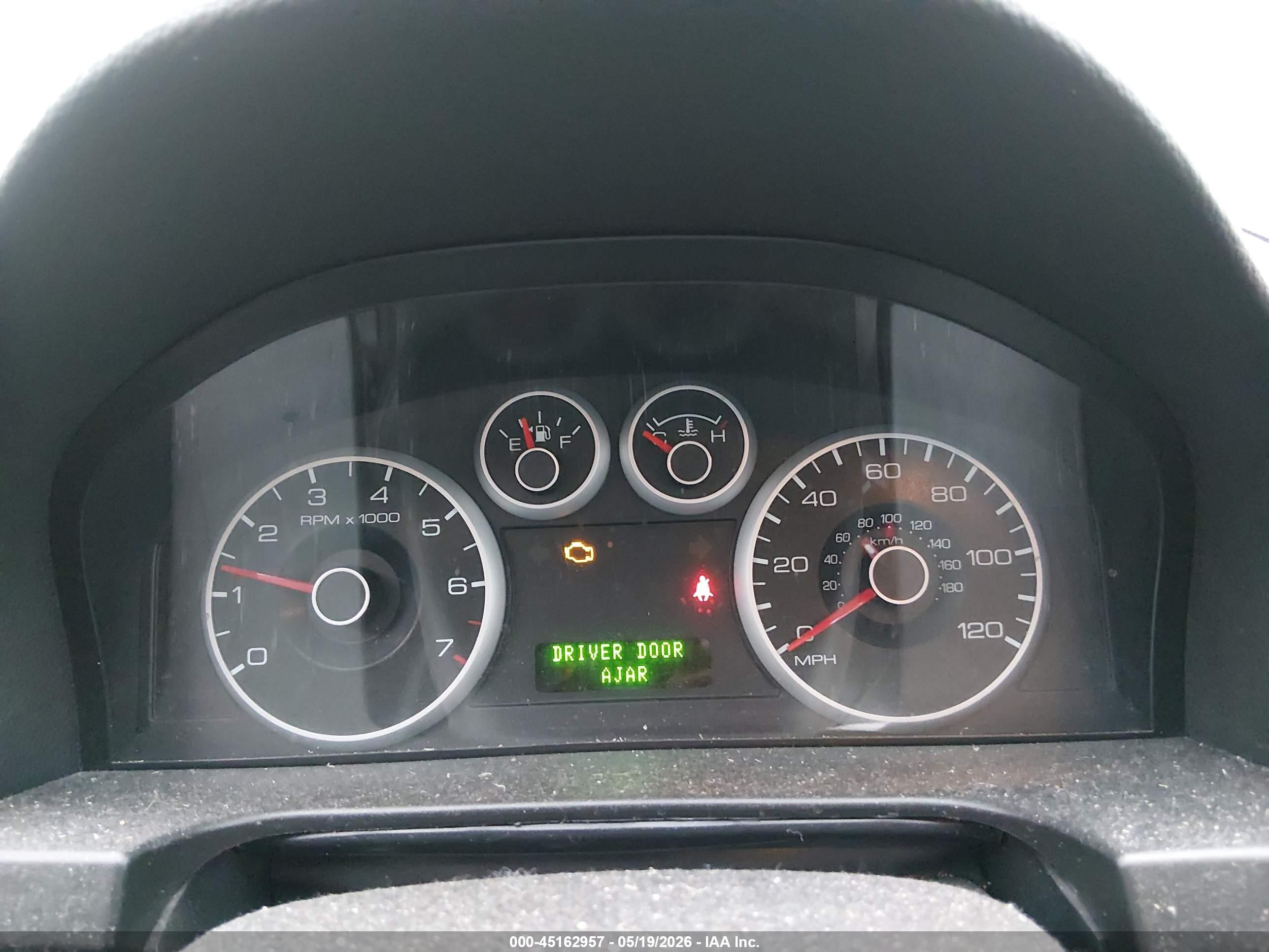 2007 Ford Fusion Sel Red vin: 3FAHP08137R214427