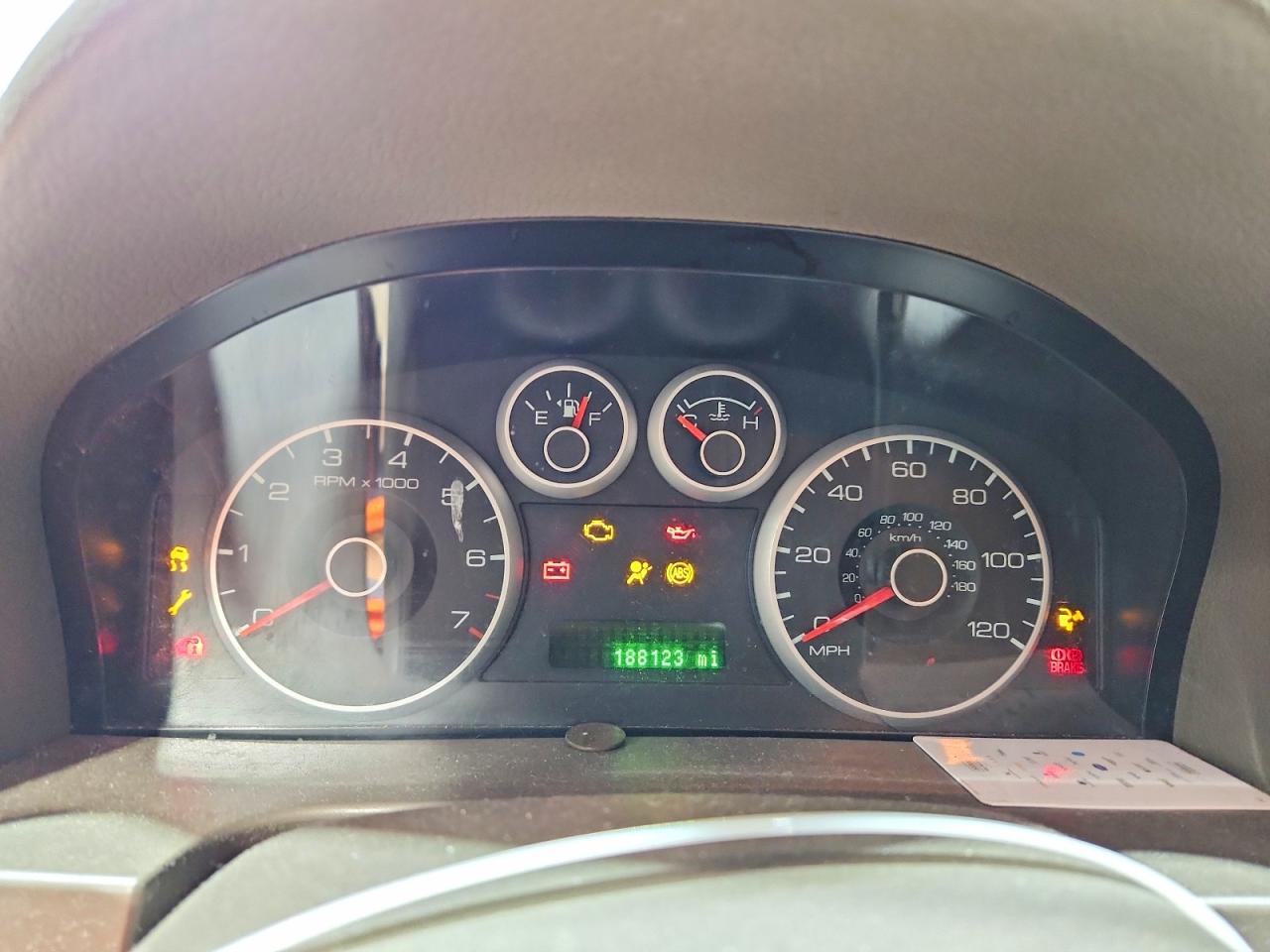 2007 Ford Fusion Burgundy vin: 3FAHP08137R220261