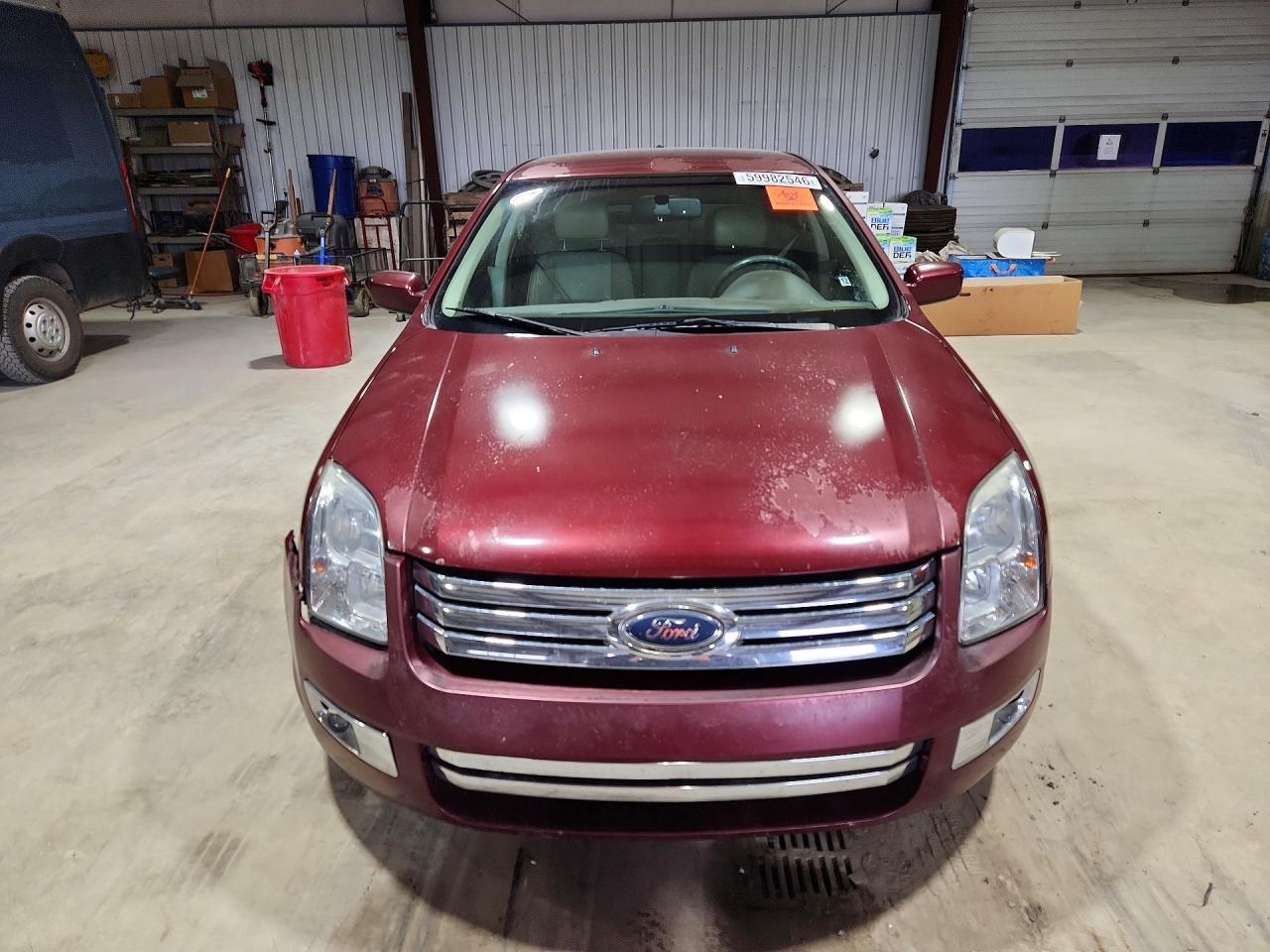 2007 Ford Fusion Burgundy vin: 3FAHP08137R220261