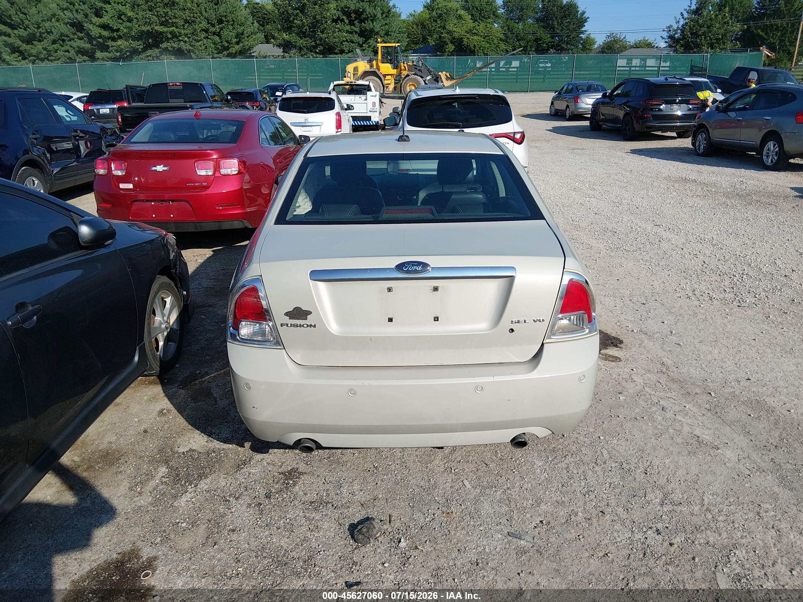 2008 Ford Fusion Sel Cream vin: 3FAHP08138R102521