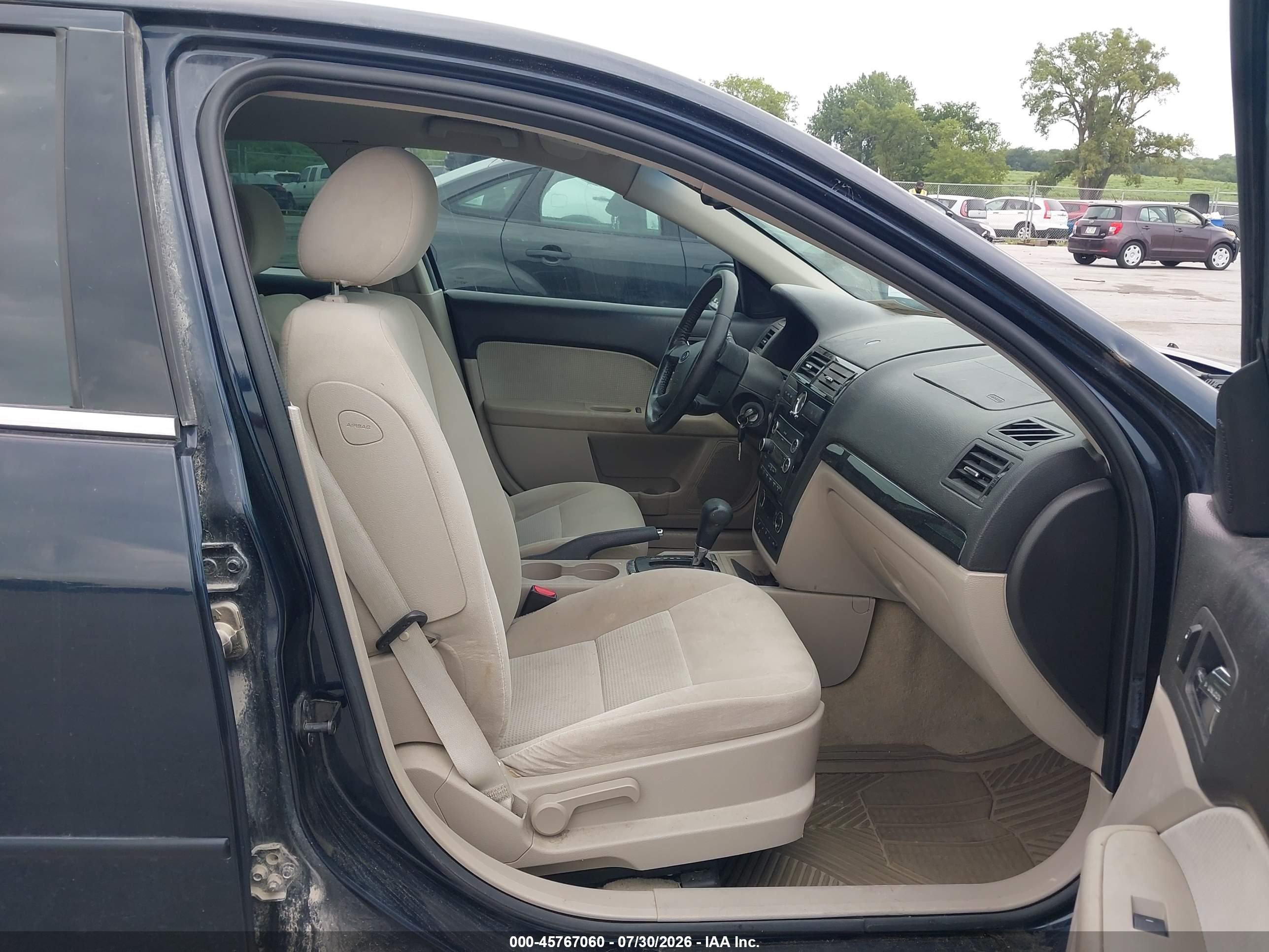 2008 Ford Fusion Sel Blue vin: 3FAHP08138R189093