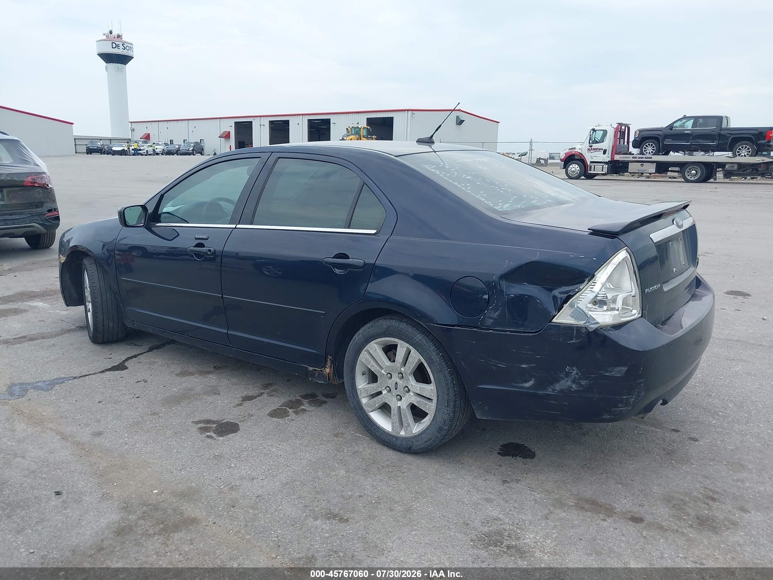 2008 Ford Fusion Sel Blue vin: 3FAHP08138R189093