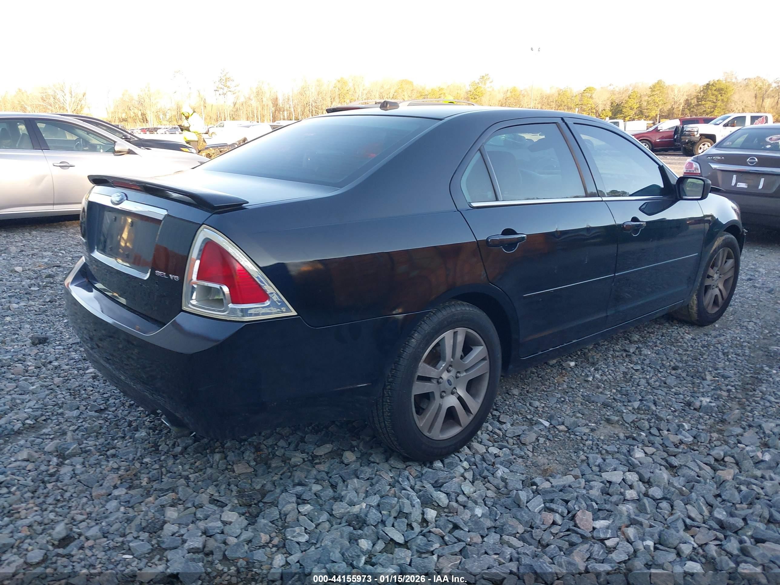 2008 Ford Fusion Sel Черный vin: 3FAHP08138R248062