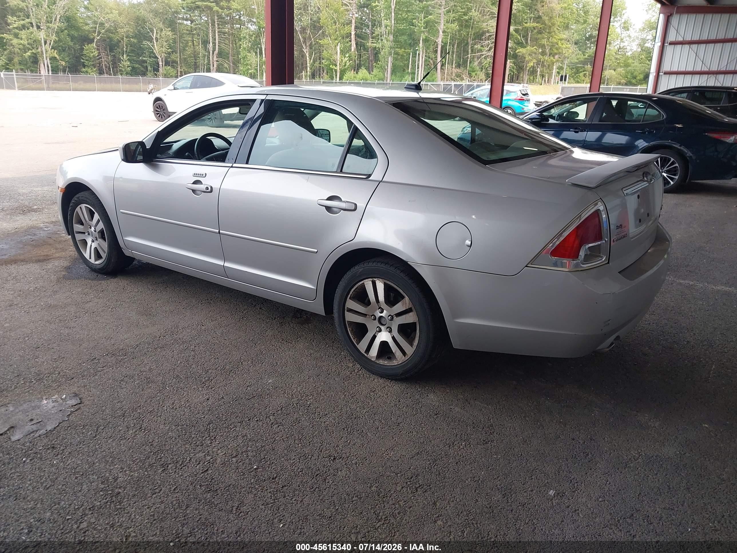 2009 Ford Fusion Sel Silver vin: 3FAHP08139R167967