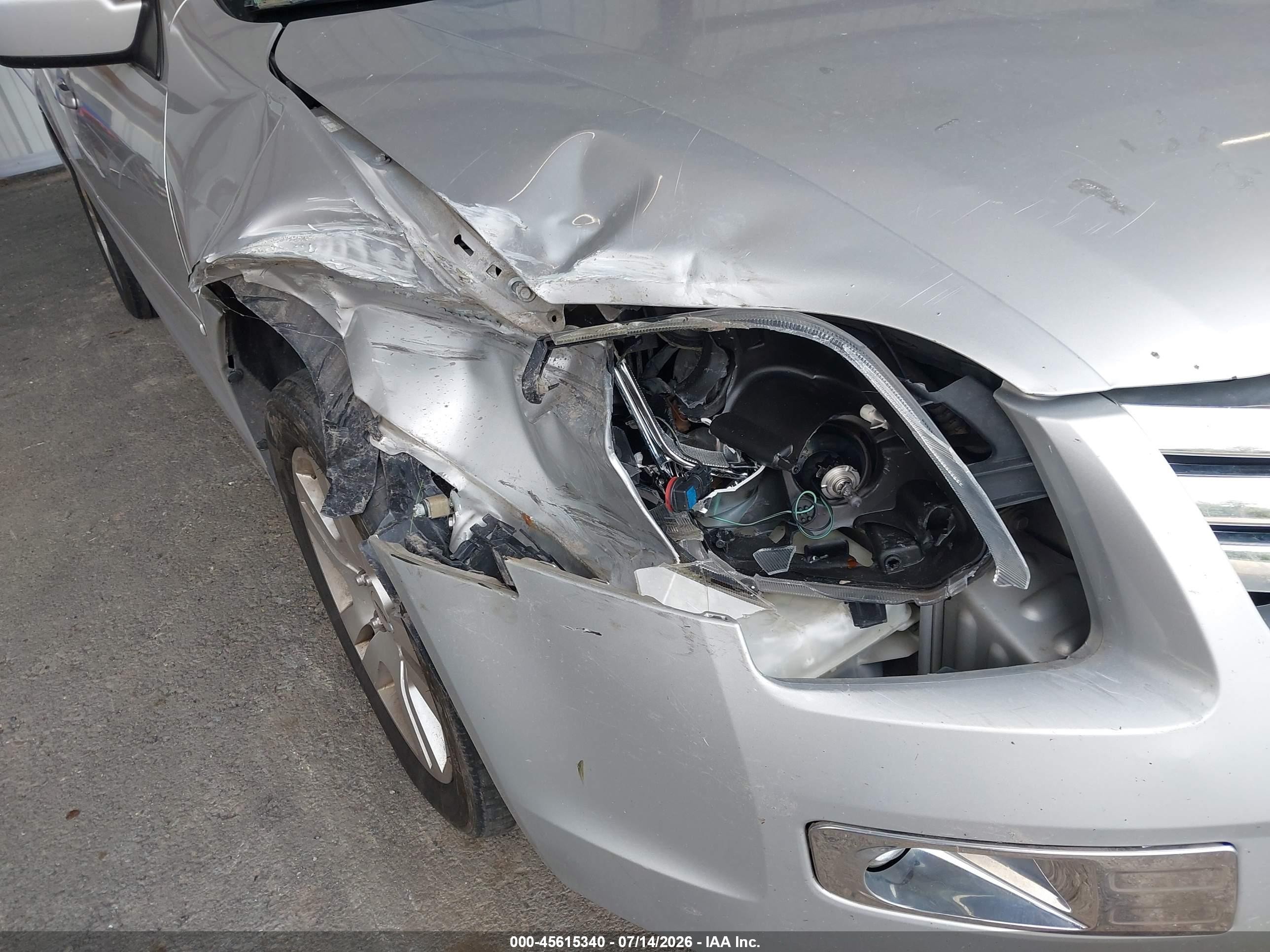2009 Ford Fusion Sel Silver vin: 3FAHP08139R167967