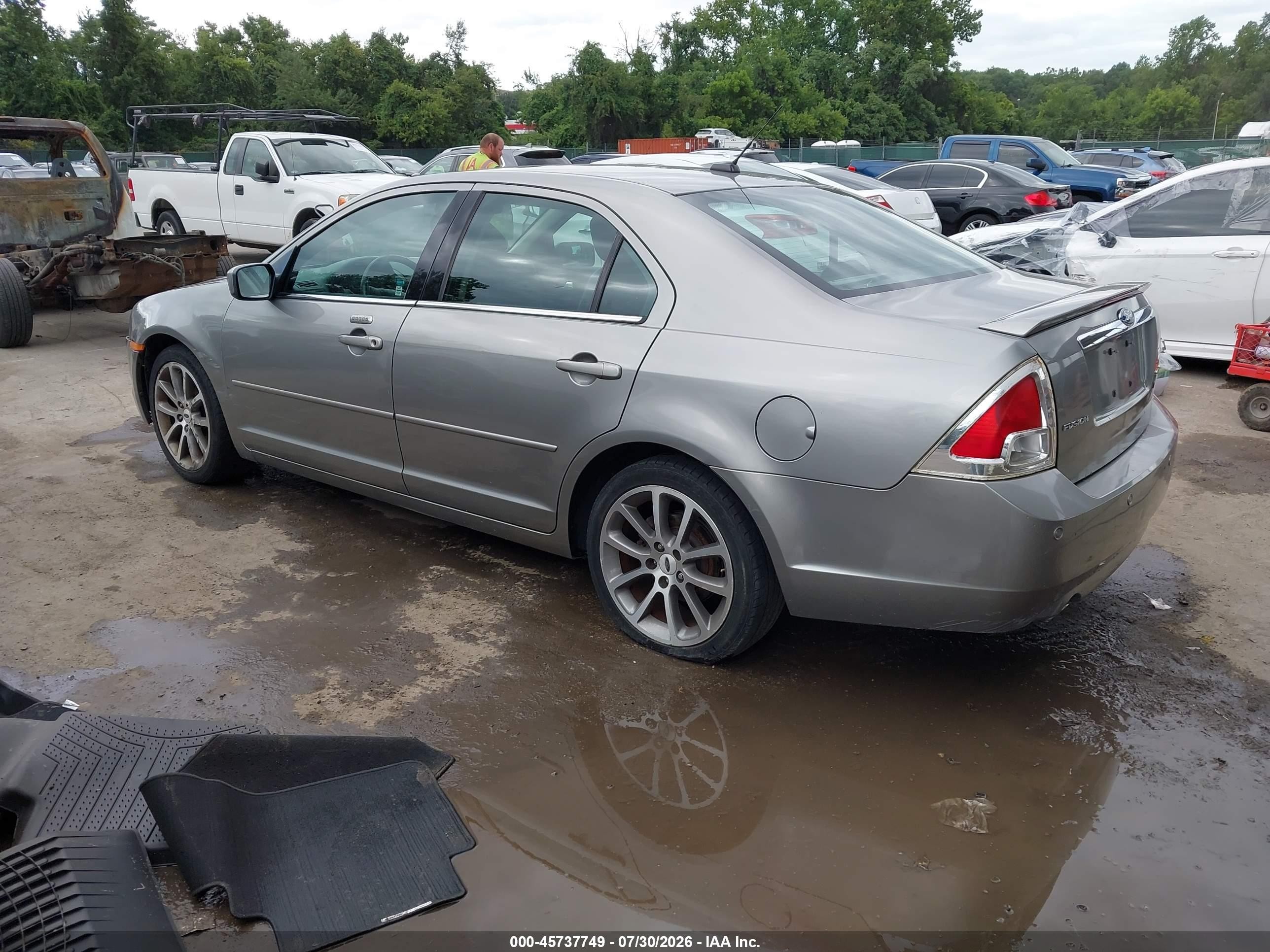 2009 Ford Fusion Sel Silver vin: 3FAHP08139R217332