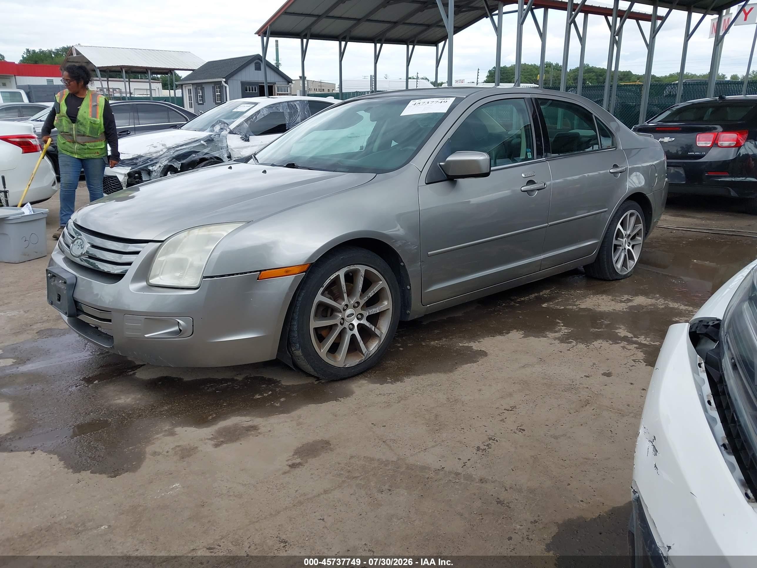 2009 Ford Fusion Sel Silver vin: 3FAHP08139R217332