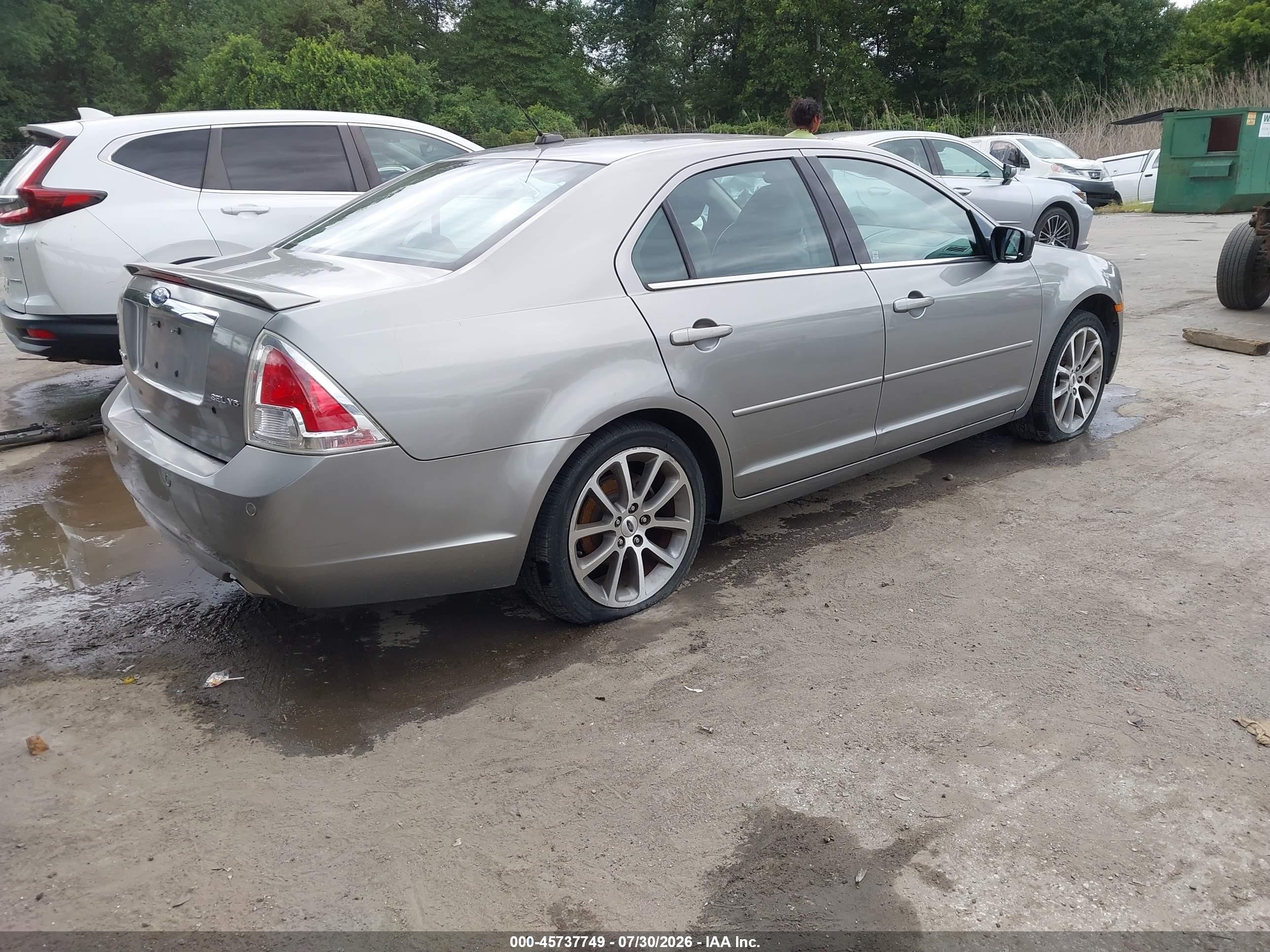 2009 Ford Fusion Sel Silver vin: 3FAHP08139R217332