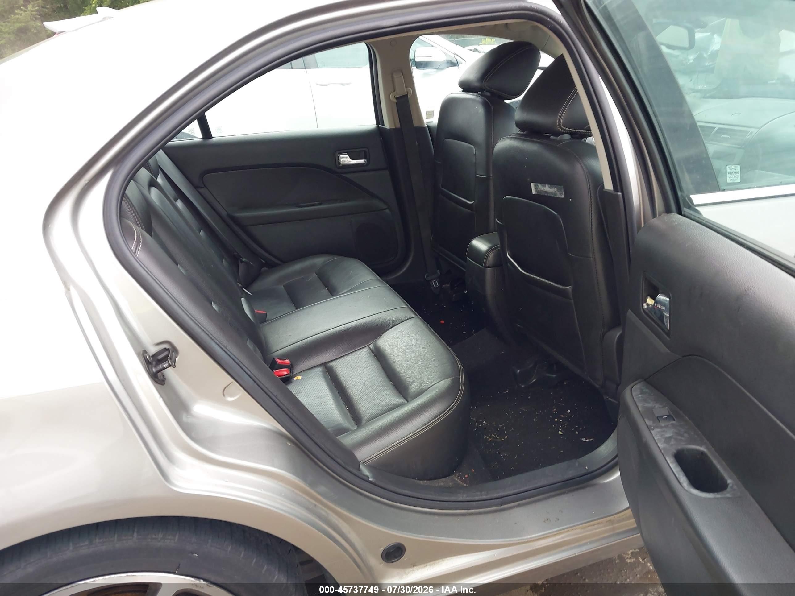 2009 Ford Fusion Sel Silver vin: 3FAHP08139R217332