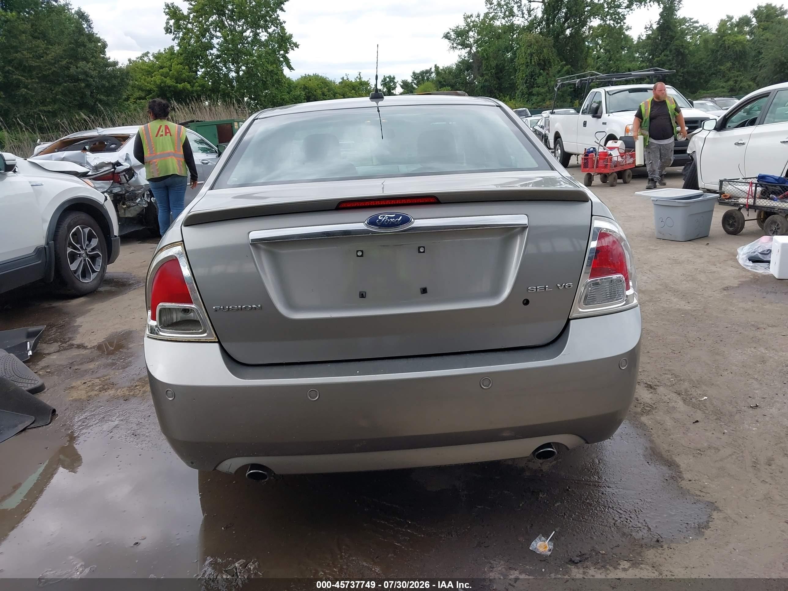2009 Ford Fusion Sel Silver vin: 3FAHP08139R217332