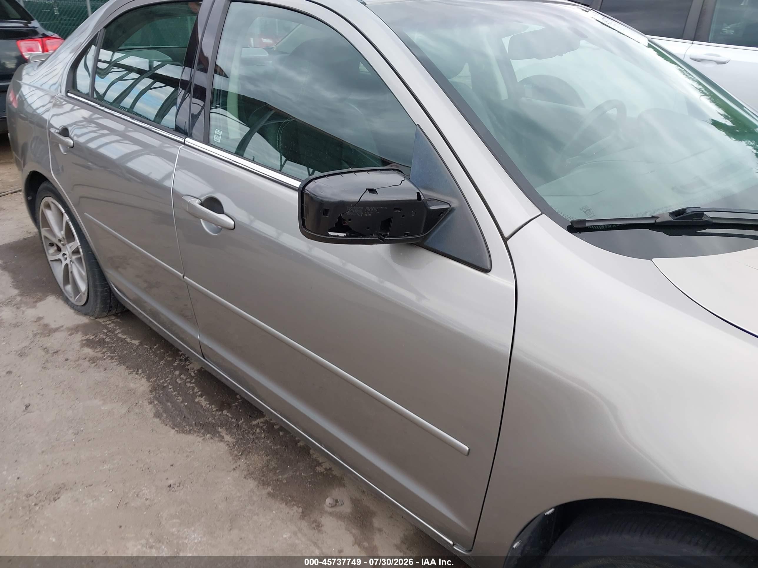 2009 Ford Fusion Sel Silver vin: 3FAHP08139R217332