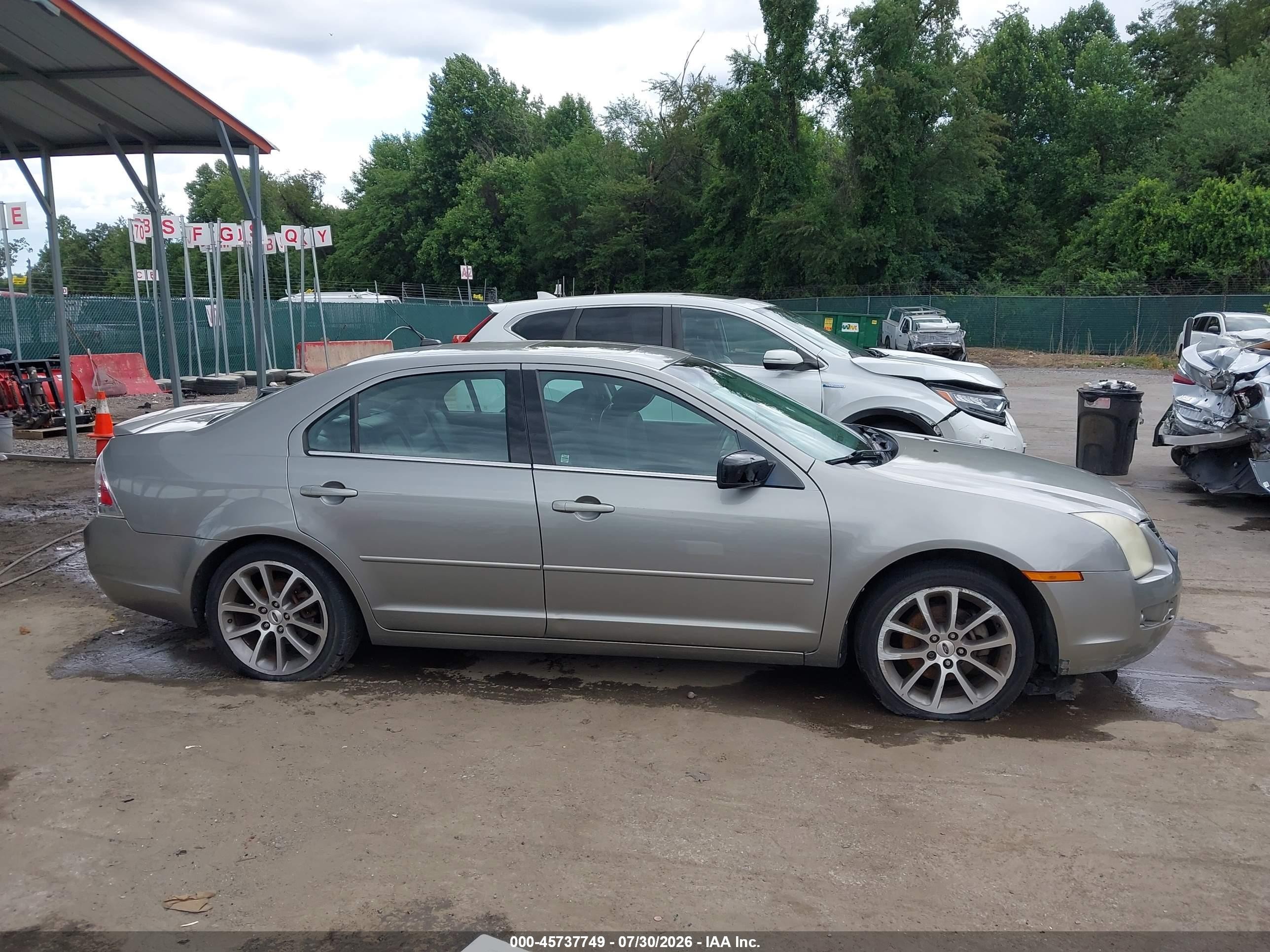 2009 Ford Fusion Sel Серебряный vin: 3FAHP08139R217332