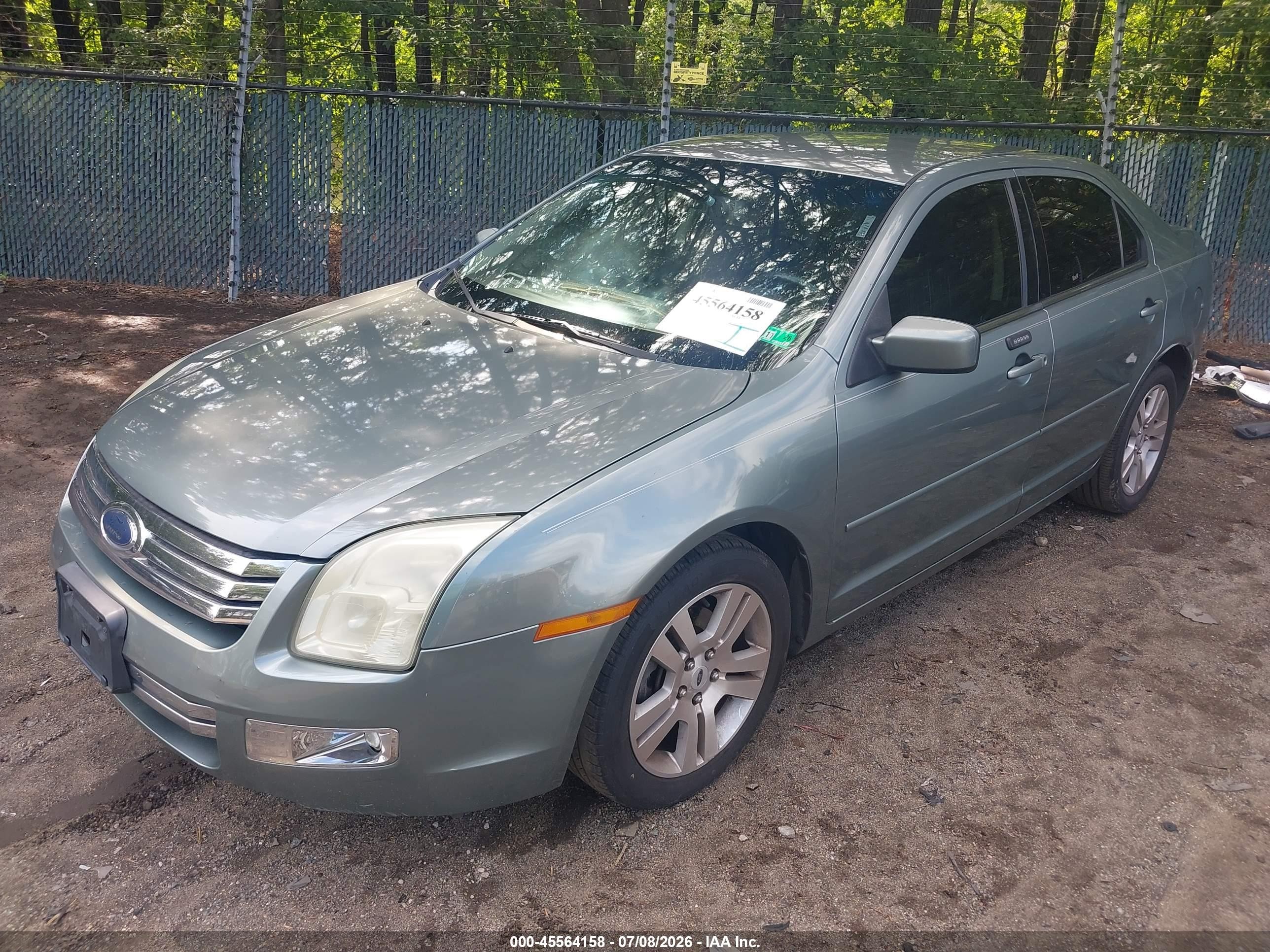 2006 Ford Fusion Sel Blue vin: 3FAHP08146R130423