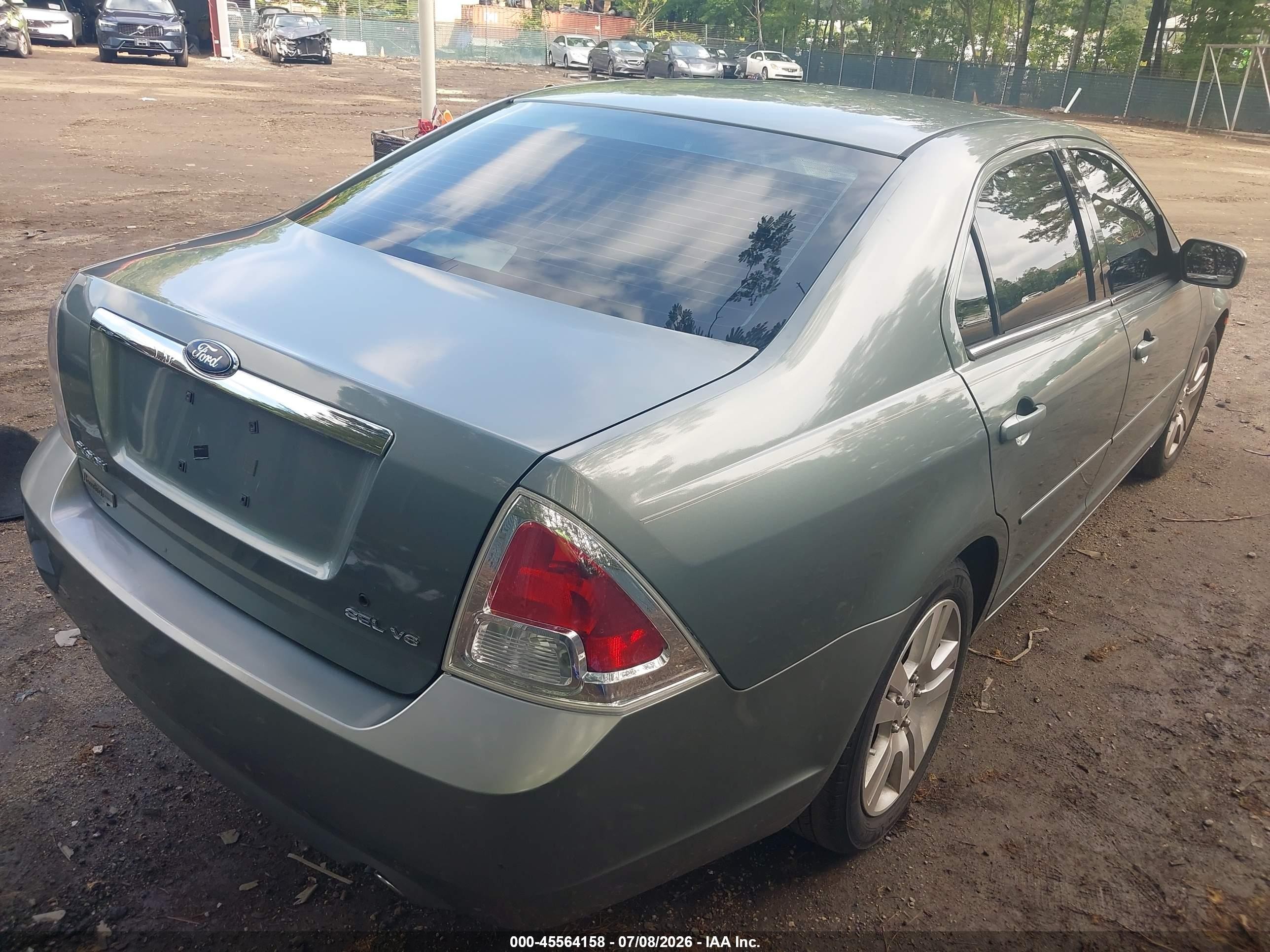 2006 Ford Fusion Sel Blue vin: 3FAHP08146R130423