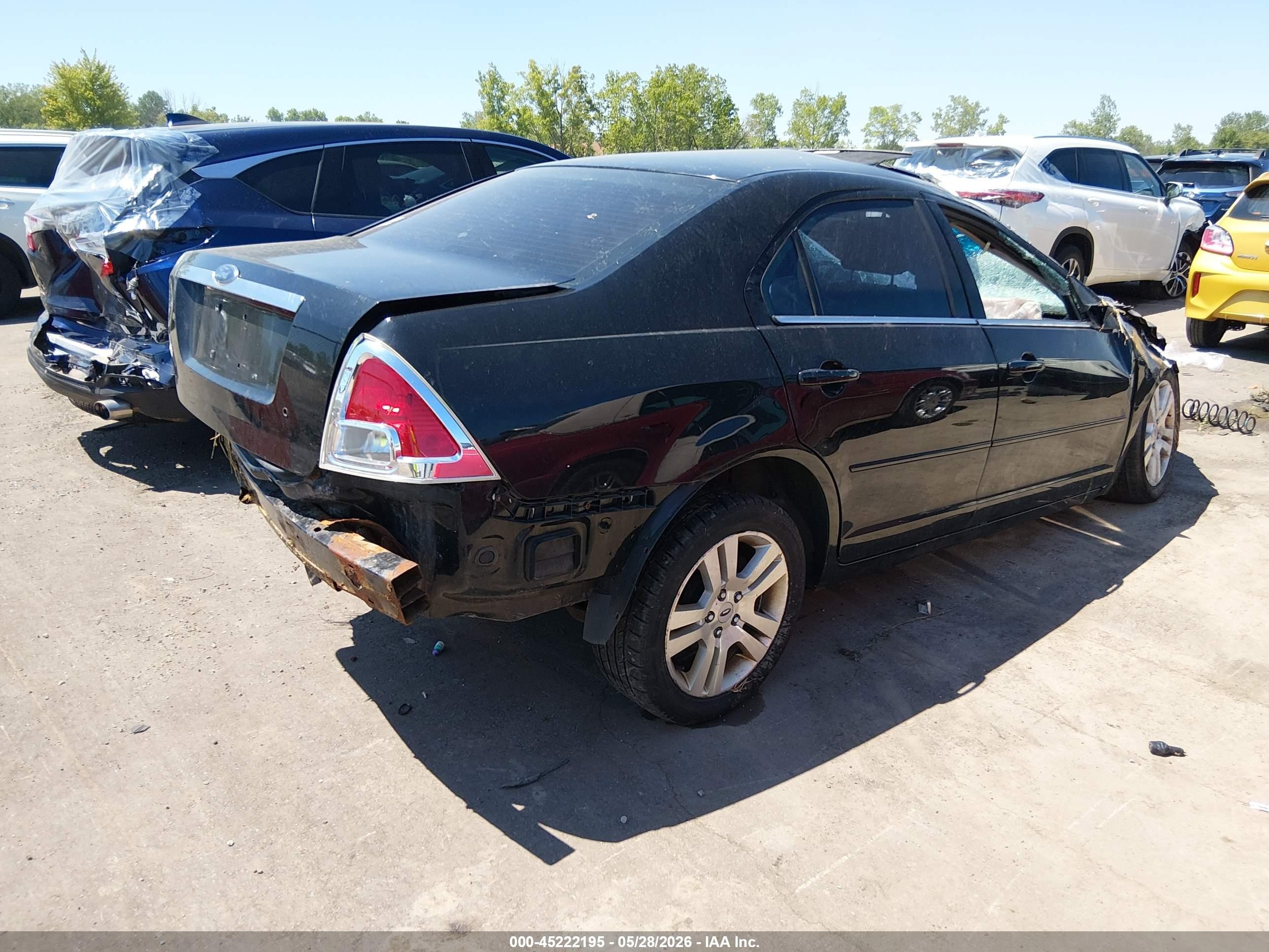 2006 Ford Fusion Sel Black vin: 3FAHP08146R184076